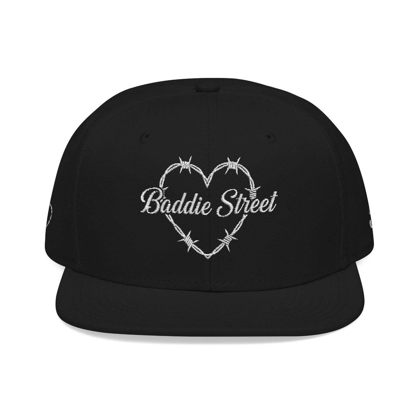 Limited Edition Black "Baddie Street" #58 Barbed Wire Heart Alt. Snapback