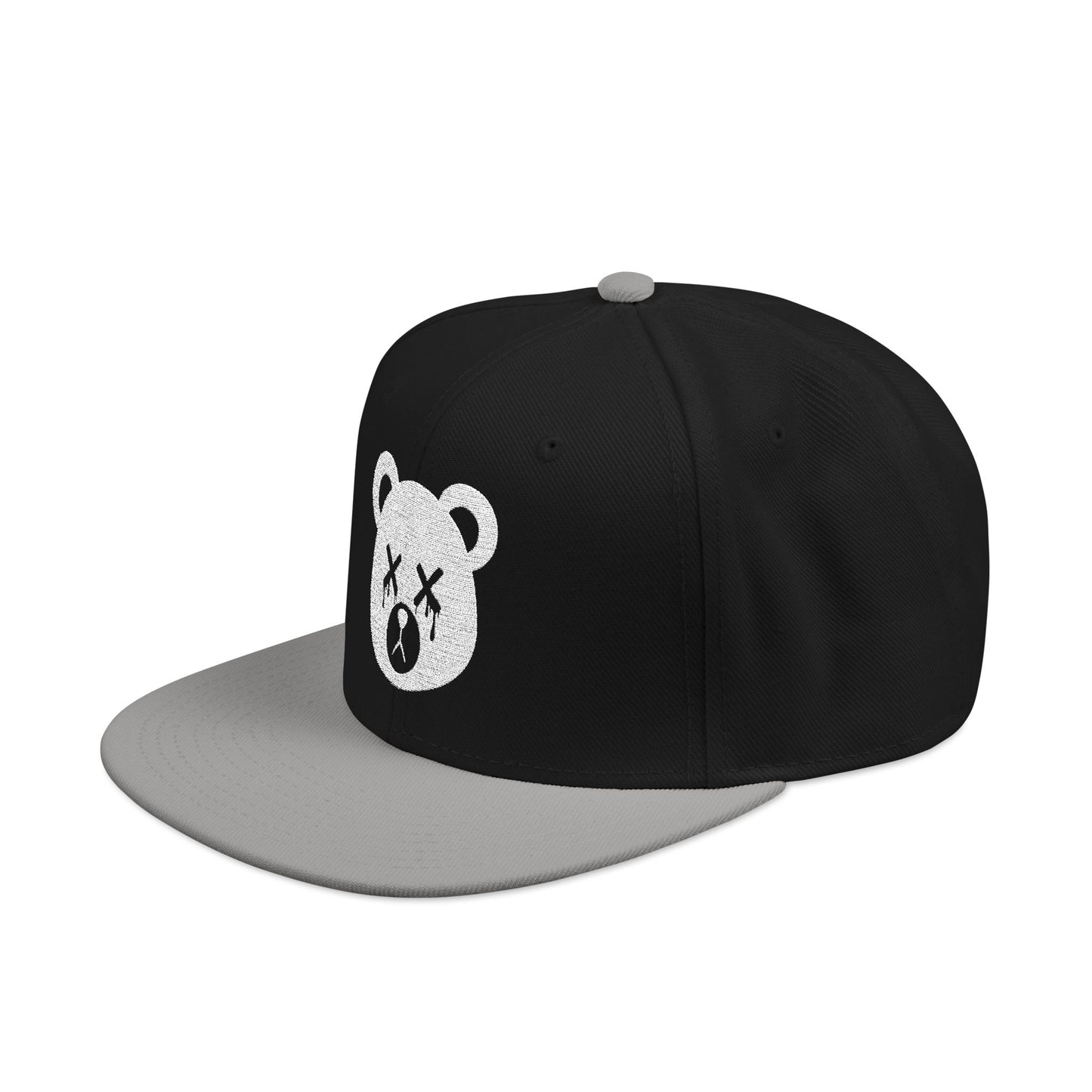 "Wicked Way" Dead Bear Head Alt. White Logo Snapback Hat (Multi Color Options)