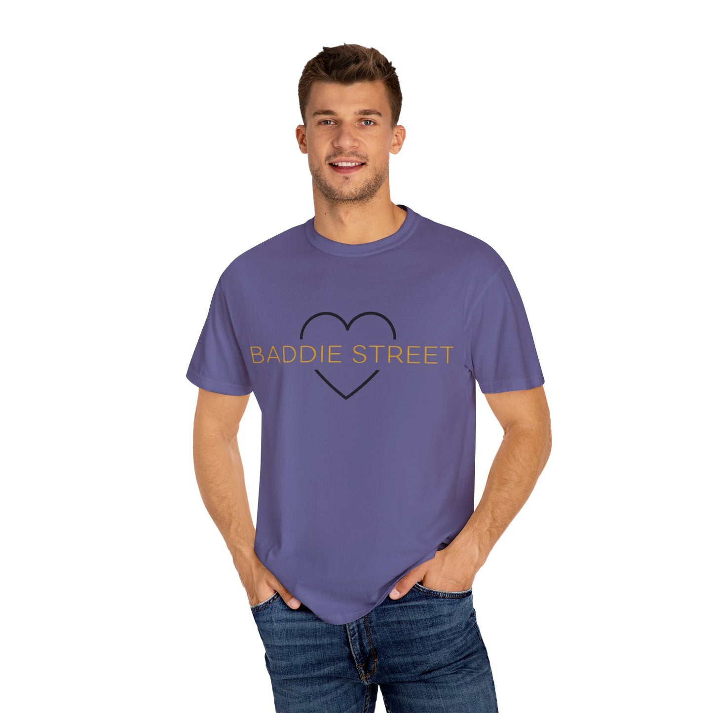 "Baddie Street" Classy Heart Gold Multi Color Option T-Shirt