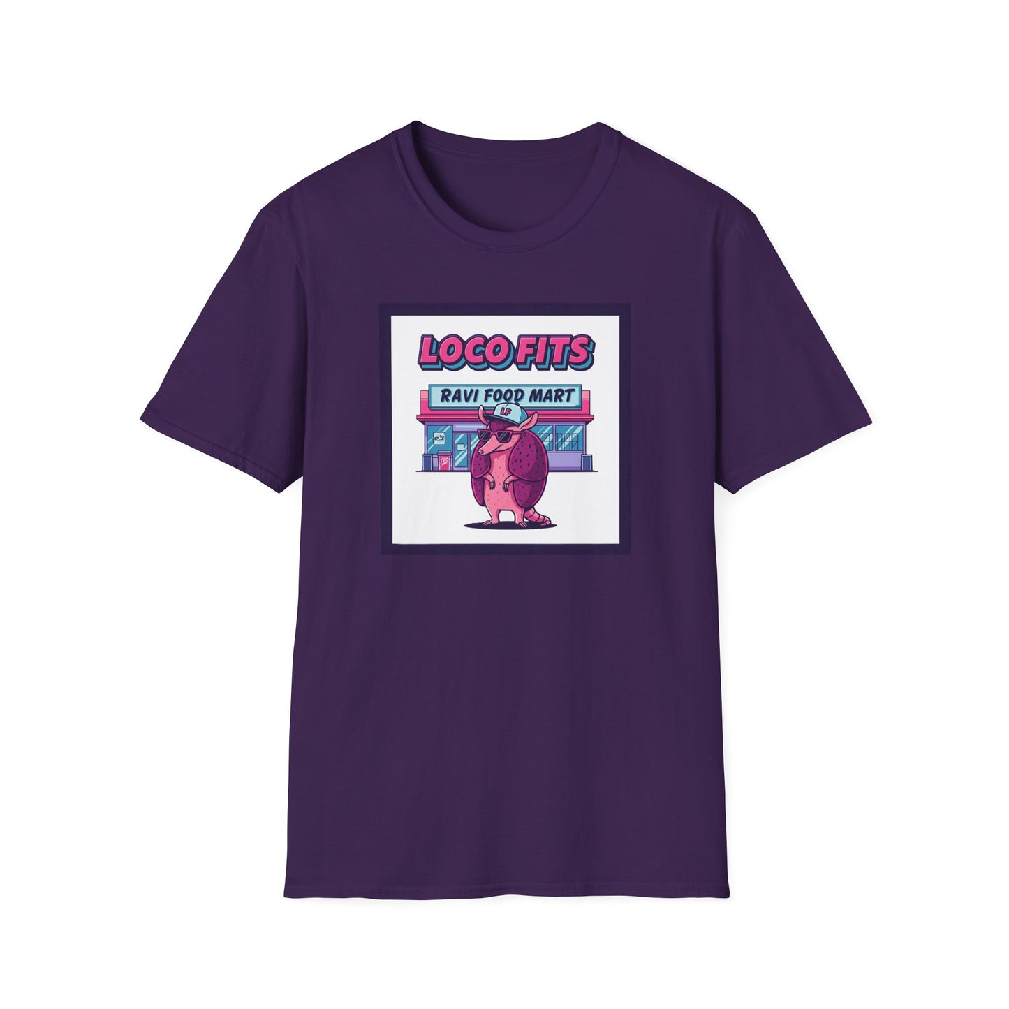 Loco Fits Ravi Food Mart Armadillo Graphic Tshirt