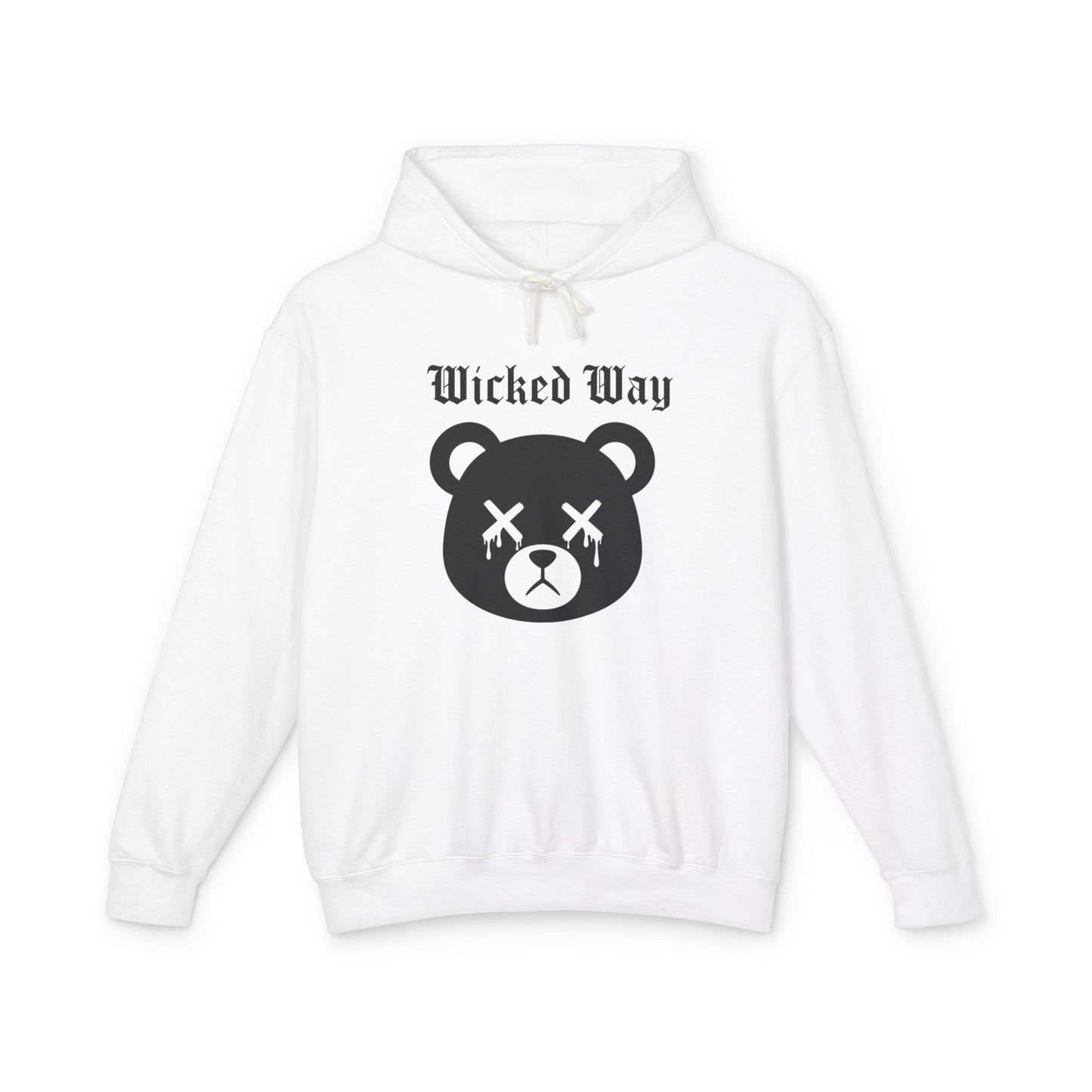 "Wicked Way" Deady Bear Head Graphic Hoodie
