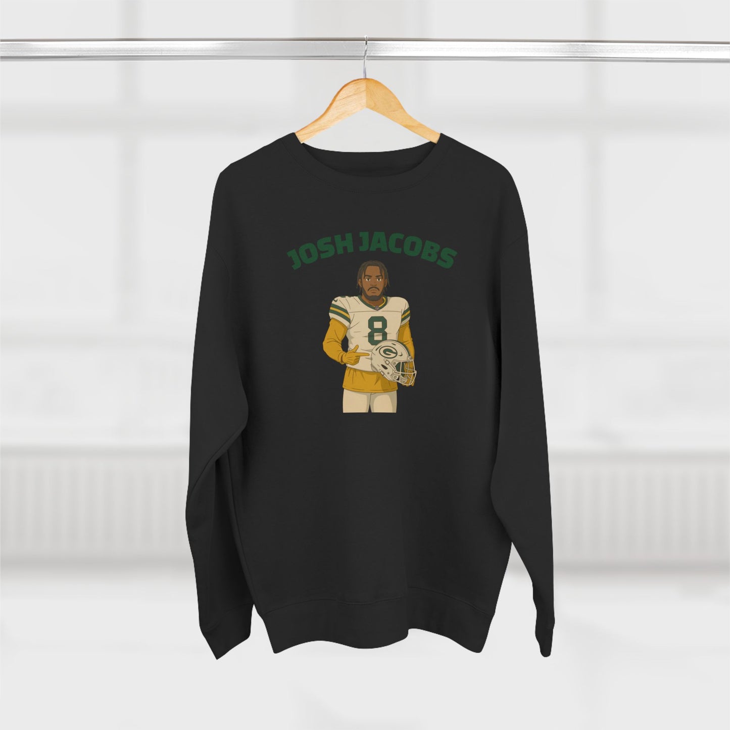 Anime Football 'Josh Jacobs' Crewneck Sweatshirt