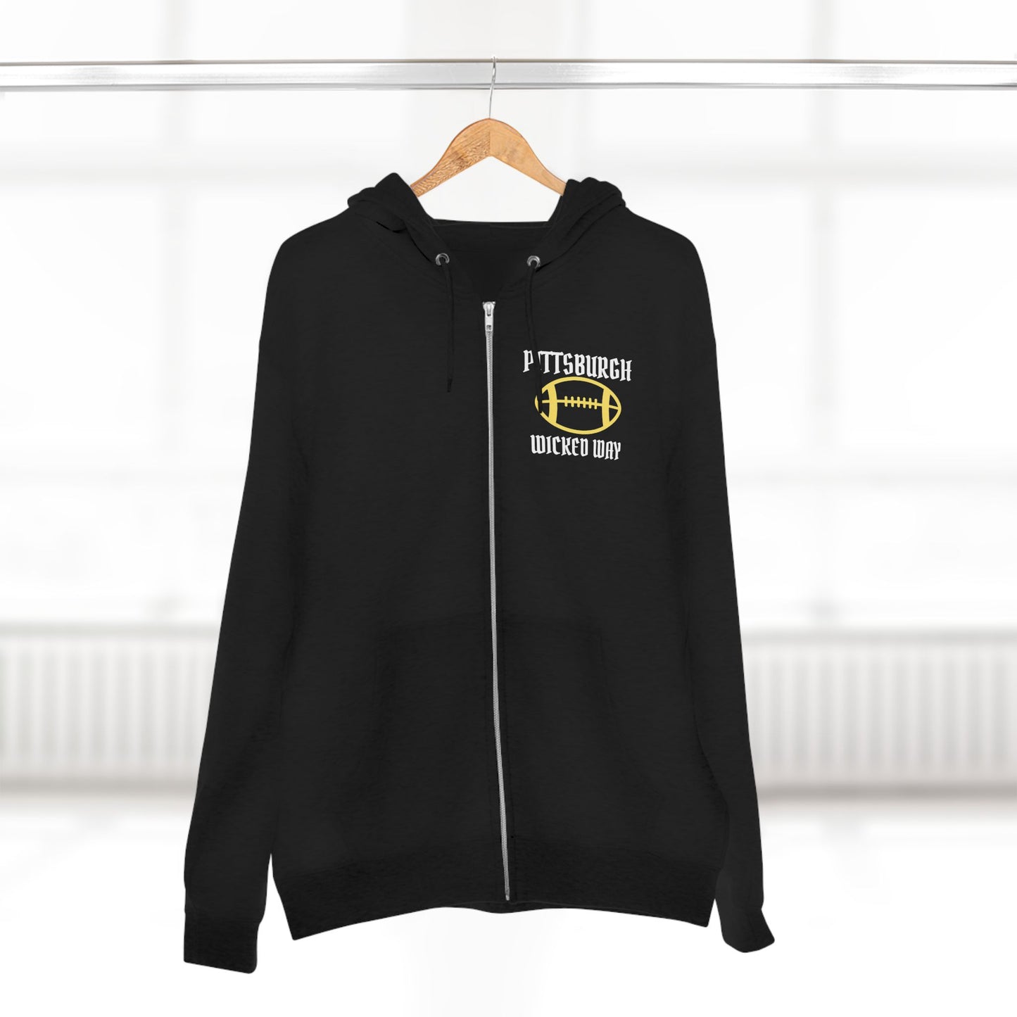 "Wicked Way" Pittsburgh Football Zip Hoodie