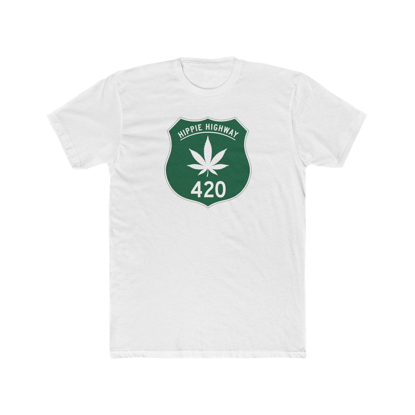 "Hippie Highway" 420 Road Sign Graphic Tee