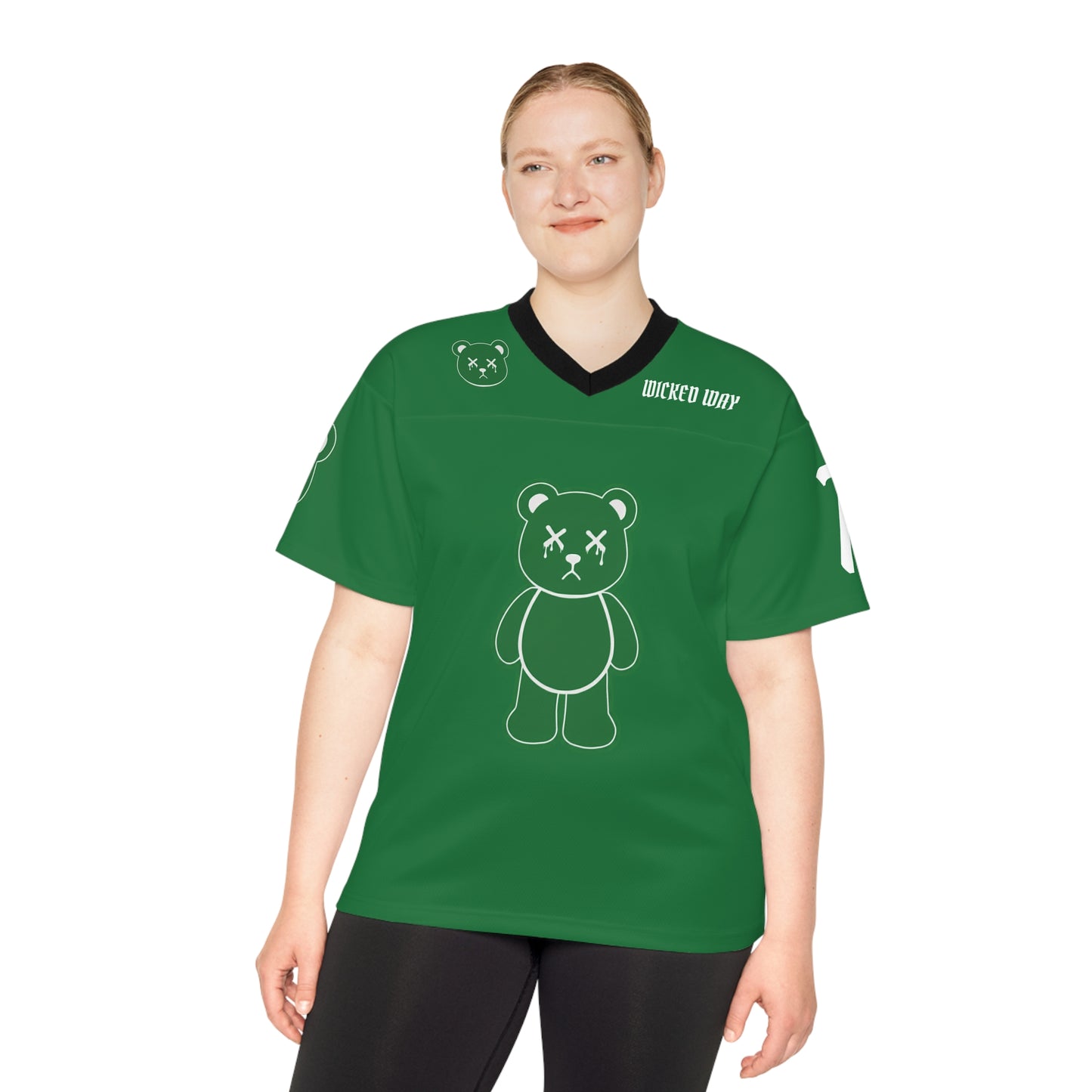 "Wicked Way" #74 Fashanu Deady Bears Football Jersey