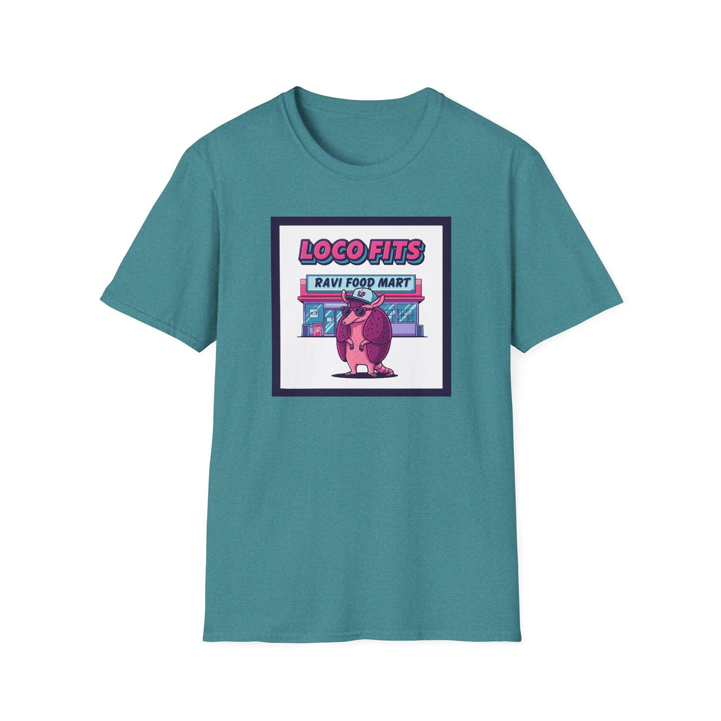 Loco Fits Ravi Food Mart Armadillo Graphic Tshirt