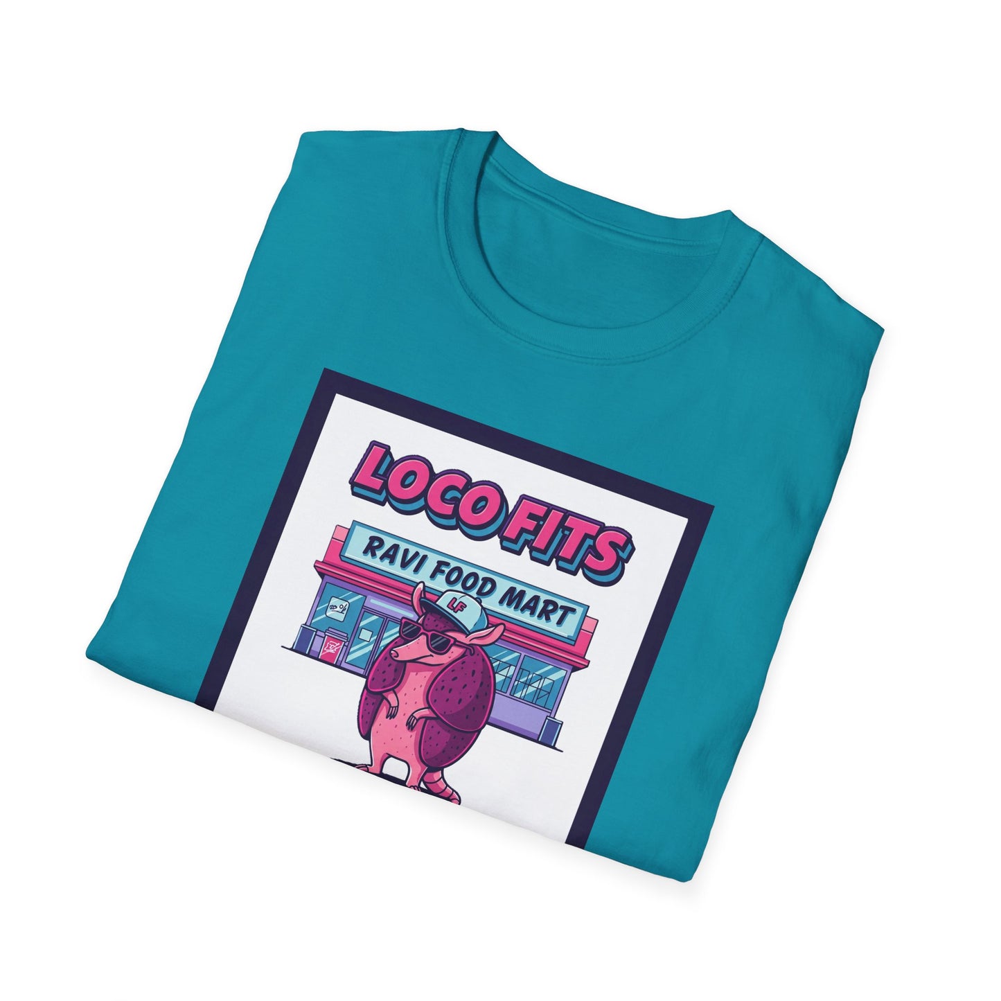 Loco Fits Ravi Food Mart Armadillo Graphic Tshirt