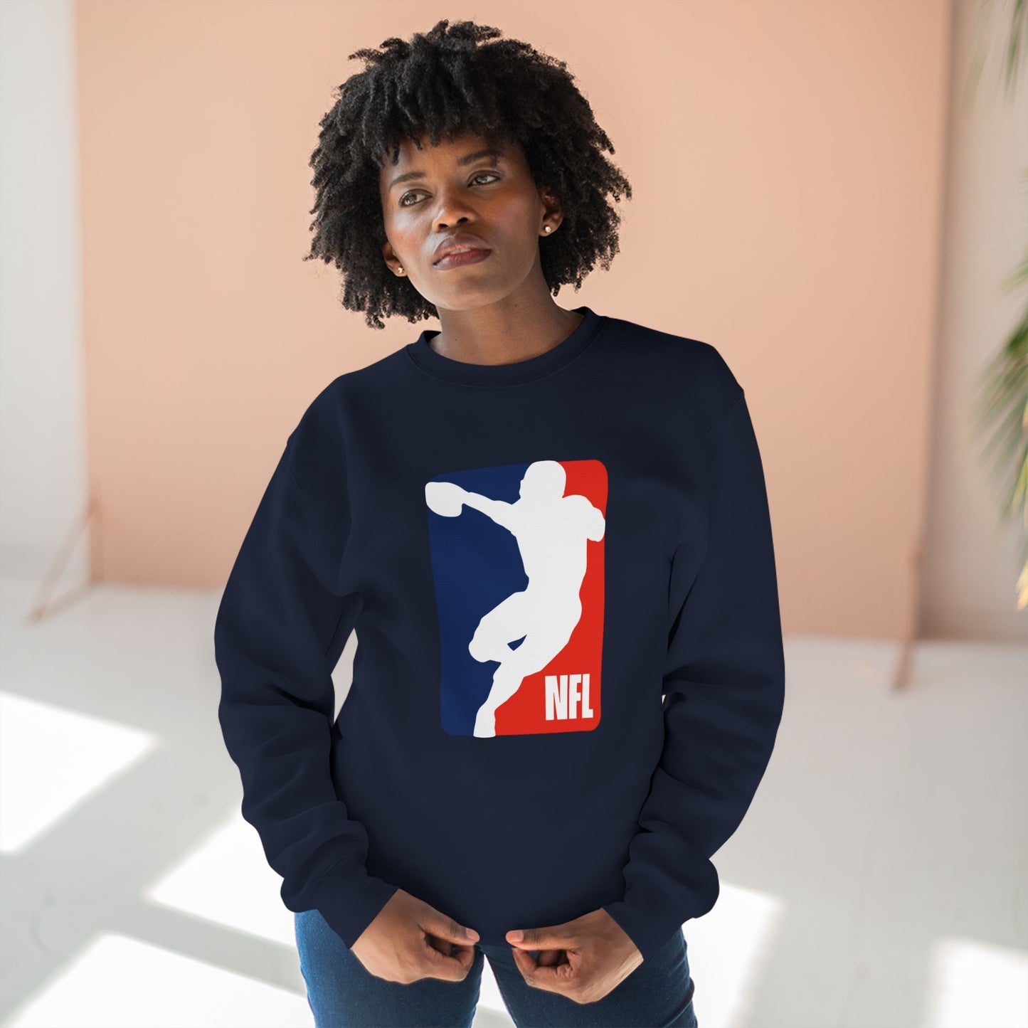 Loco Fits 'NFL Concept Logo' Crewneck Sweatshirt