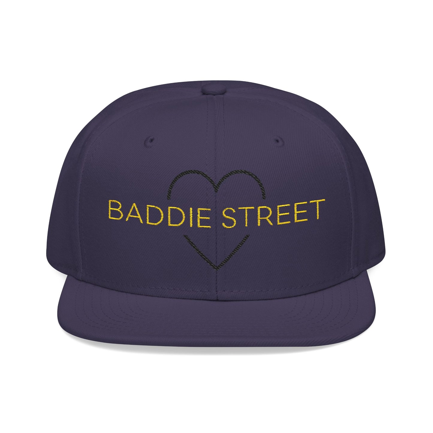 "Baddie Street" Classy Heart Logo Snapback Hat