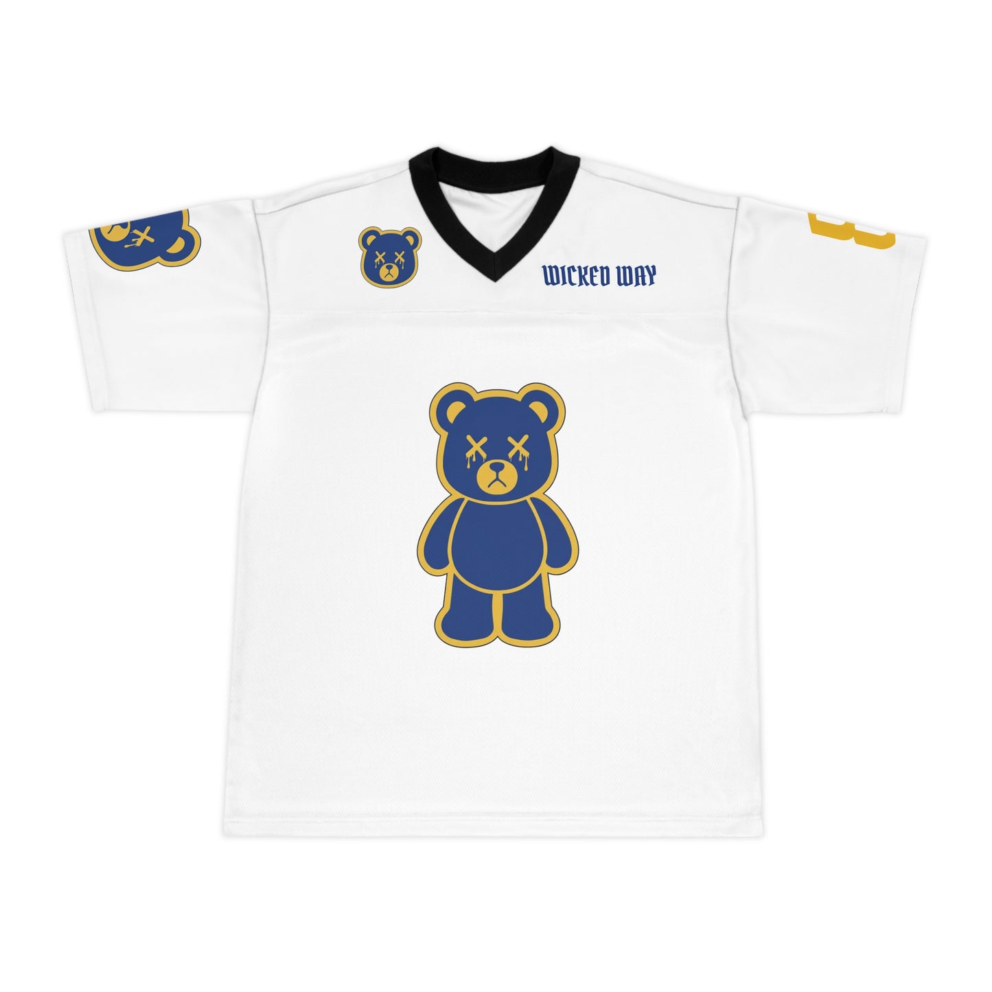 "Wicked Way" #8 Verse Deady Bears Football Jersey