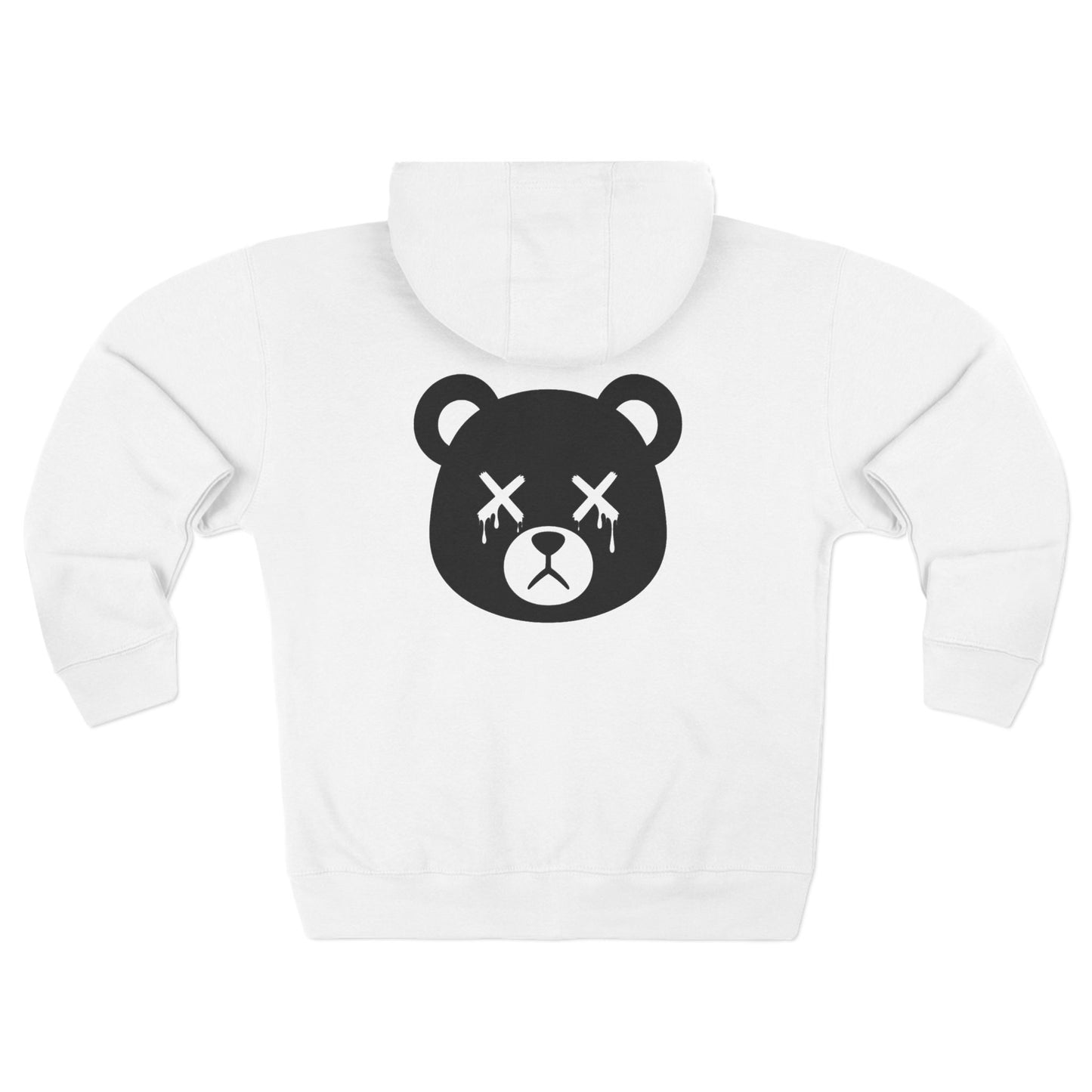 "Wicked Way" Deady Bear Head Zip Hoodie