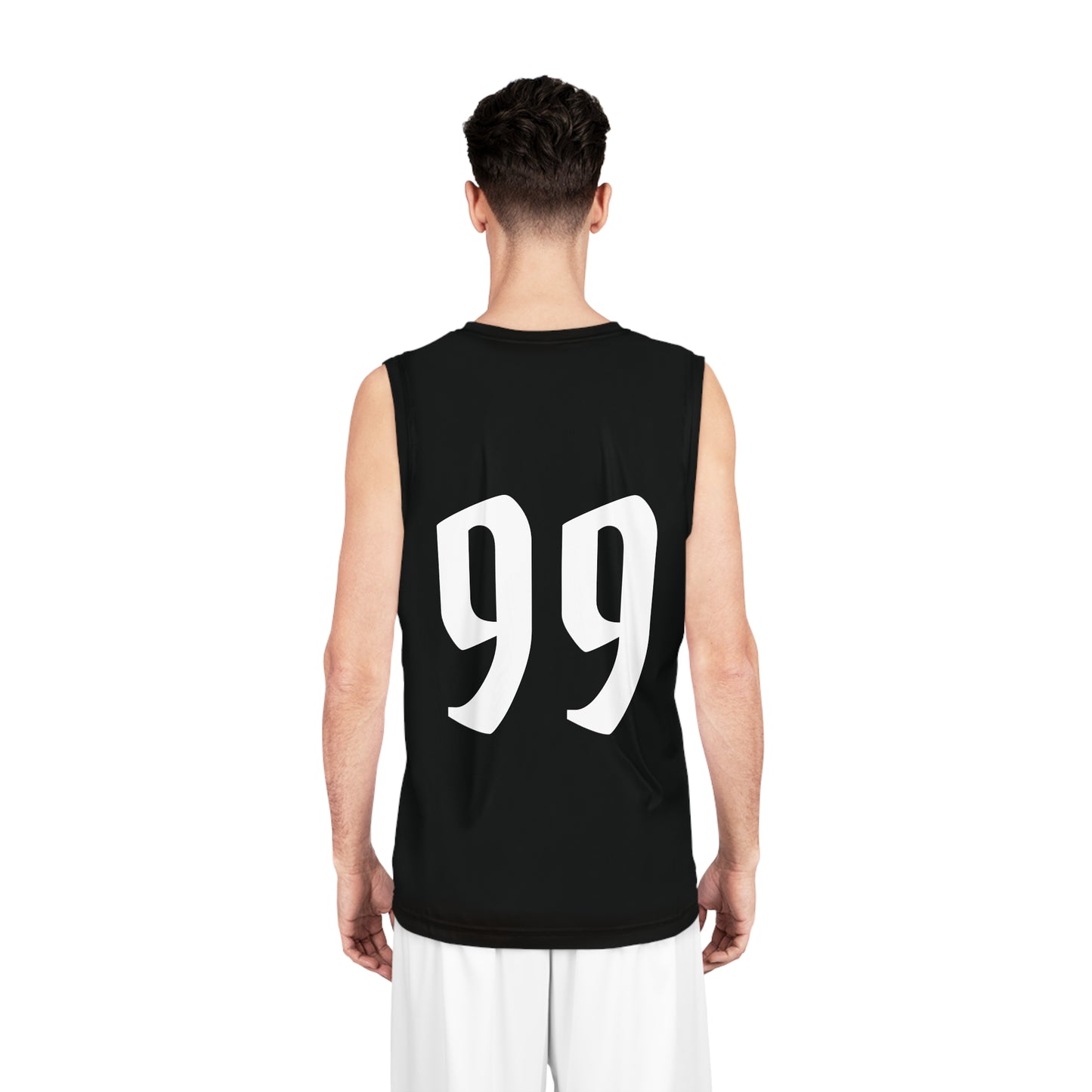 Black & White "Wicked Way" #99 Basketball Jersey