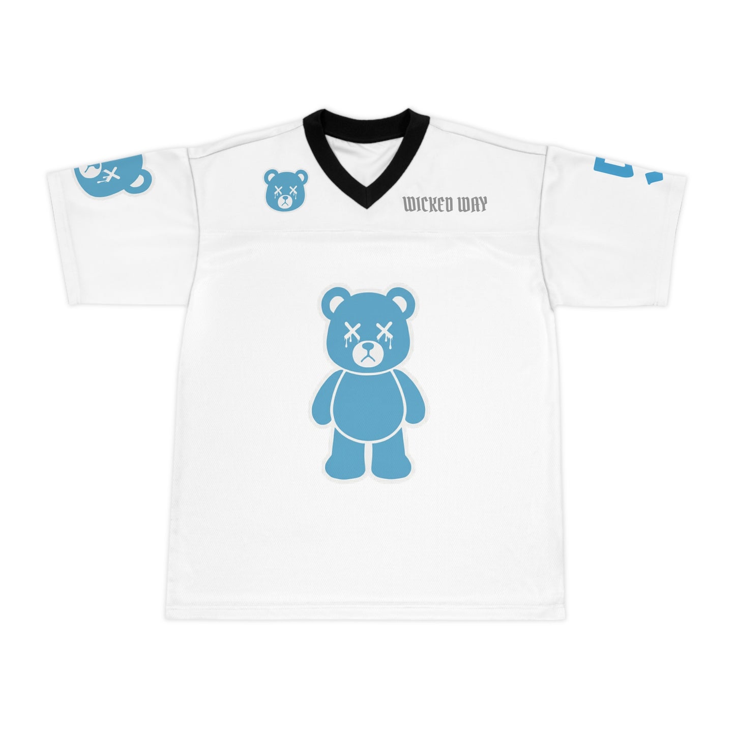 "Wicked Way" #5 Montgomery Deady Bears Football Jersey