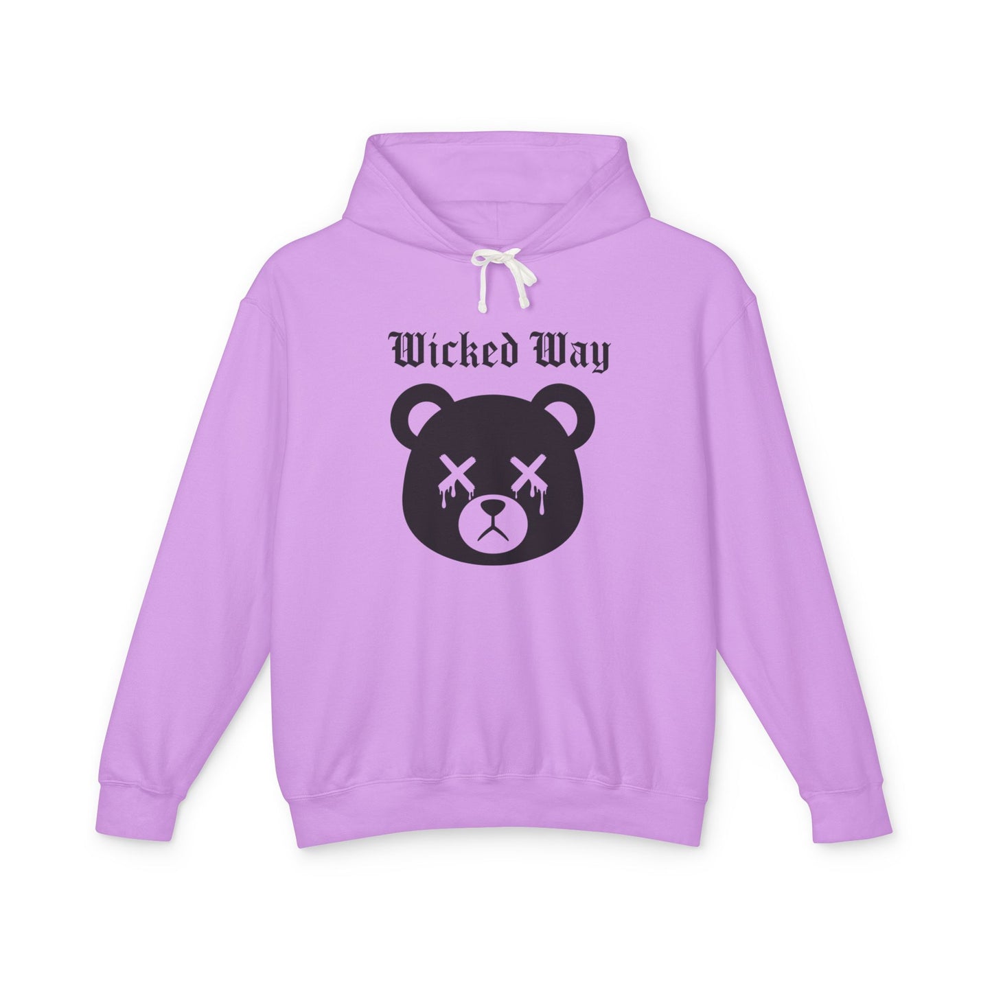 "Wicked Way" Deady Bear Head Graphic Hoodie