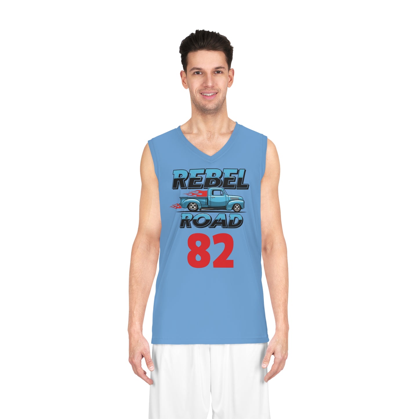 Powder Blue "Rebel Road" #82 Ole' Reliable Basketball Jersey