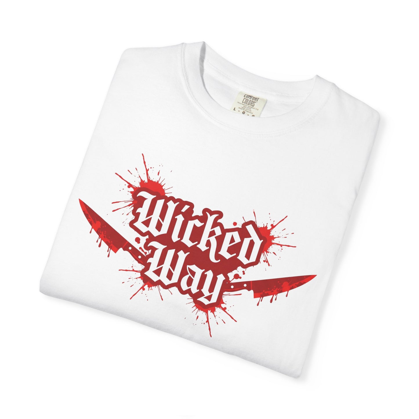 "Wicked Way" Double Kitchen Knives Graphic T-Shirt