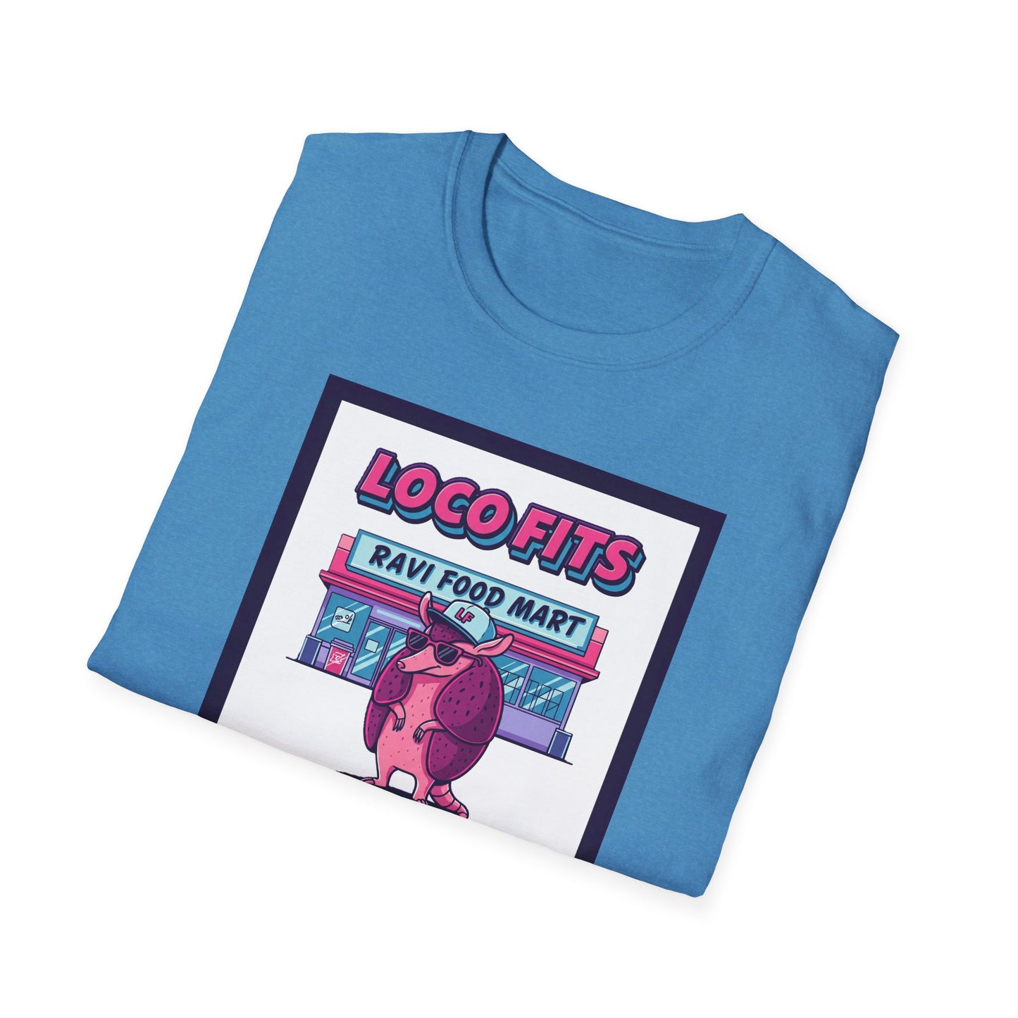 Loco Fits Ravi Food Mart Armadillo Graphic Tshirt