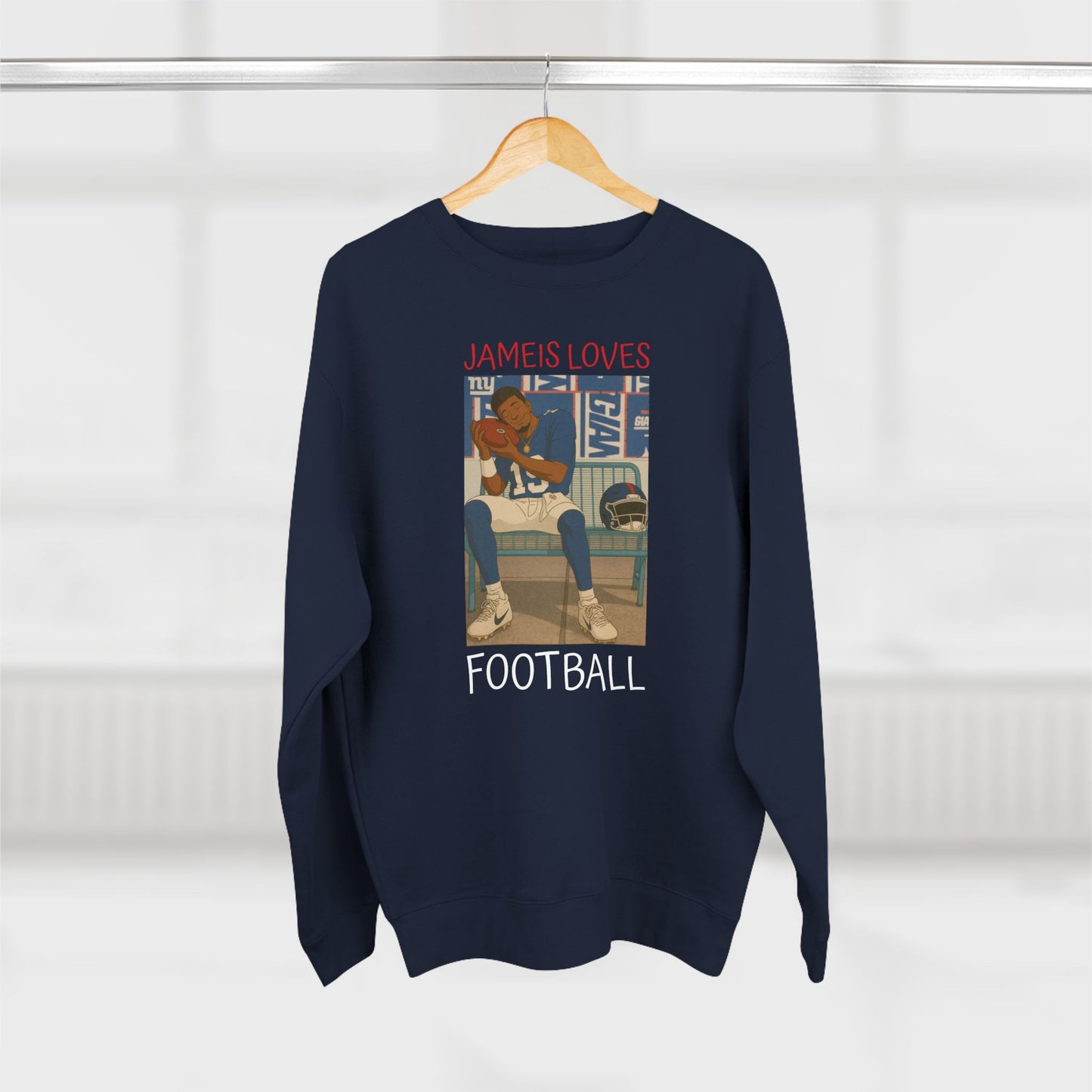 Anime Football 'Jameis Loves Football' Crewneck Sweatshirt