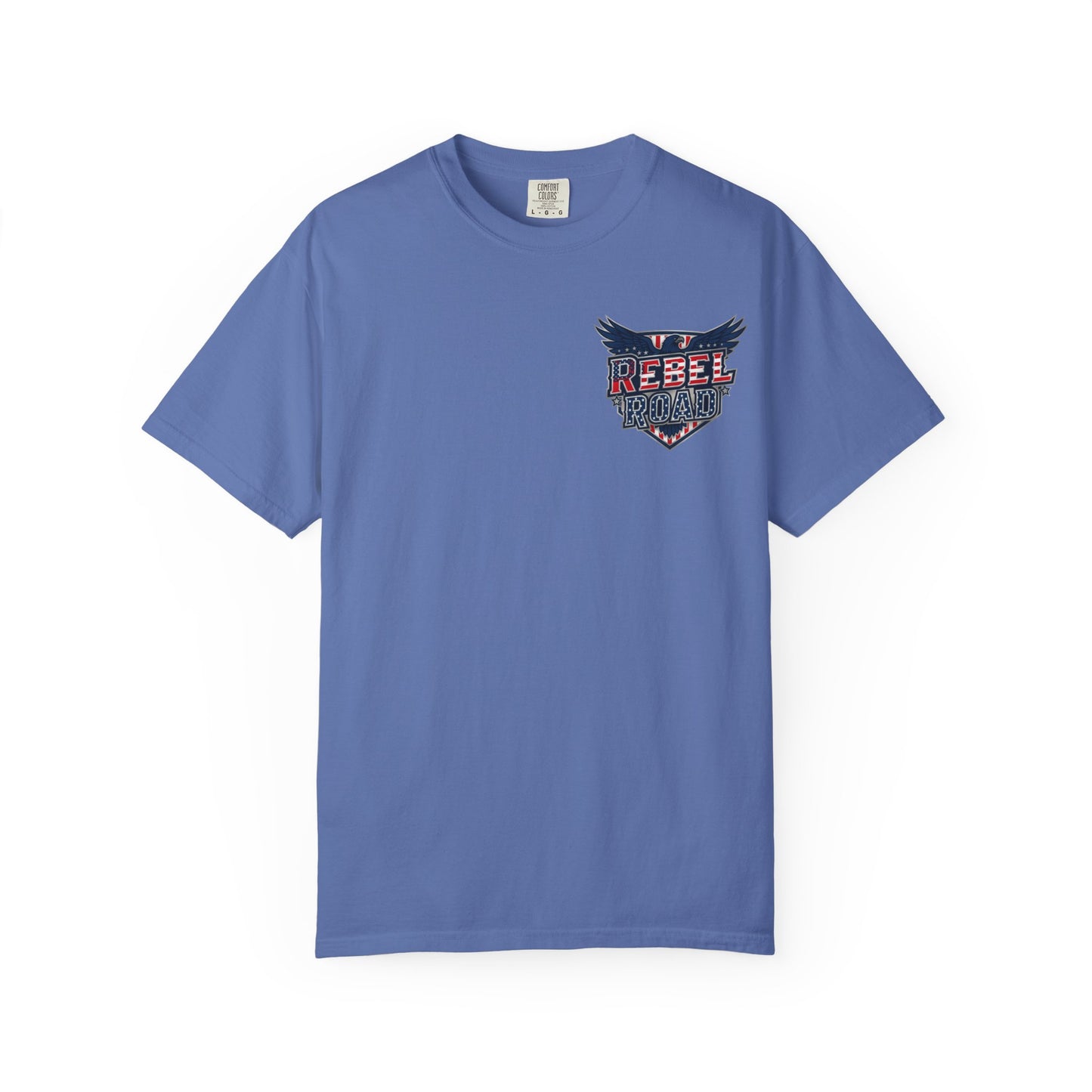 "Rebel Road" American Dream Pocket Logo Graphic Tee
