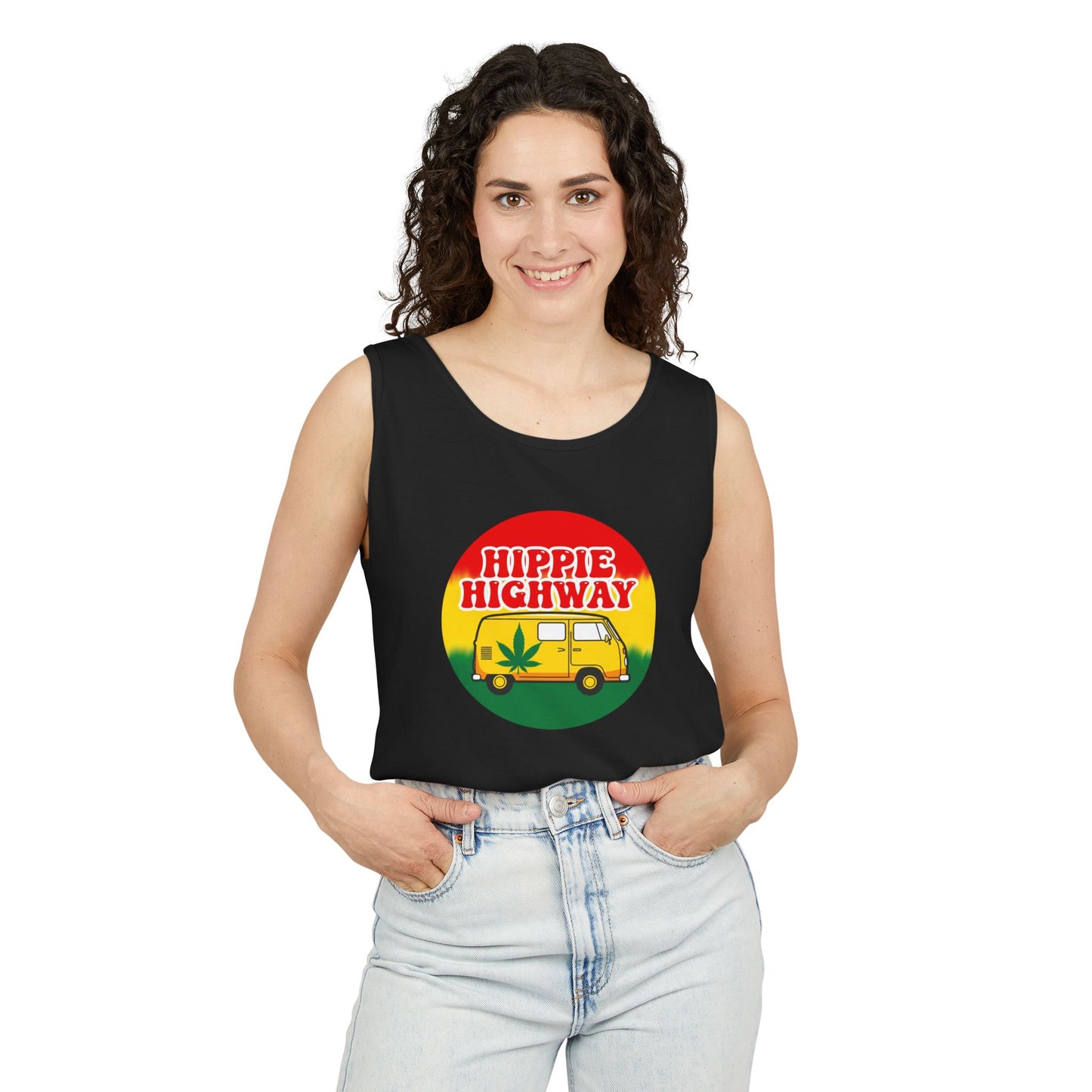 "Hippie Highway" Rasta Vibes Tank Top