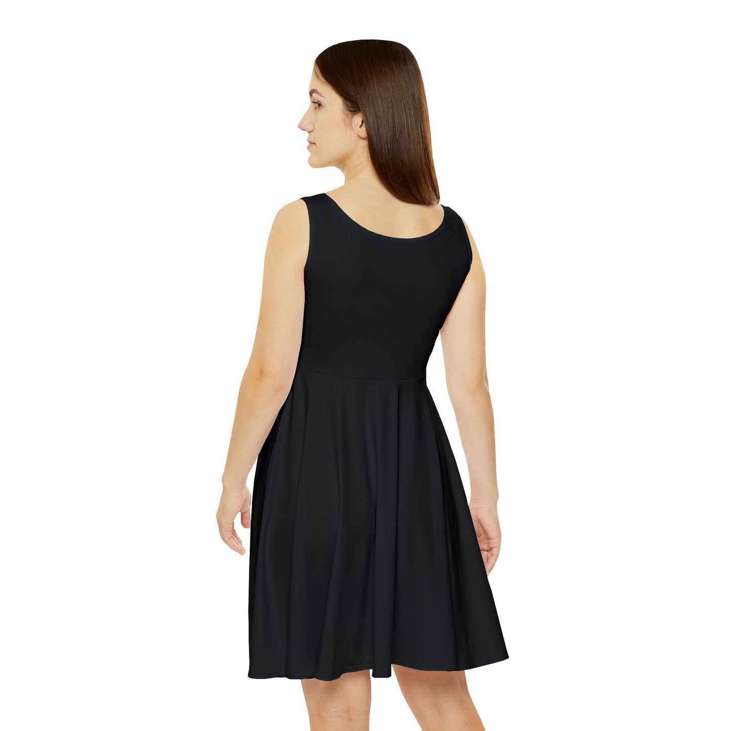 "Baddie Street" Full Heart V1 Women's Skater Dress