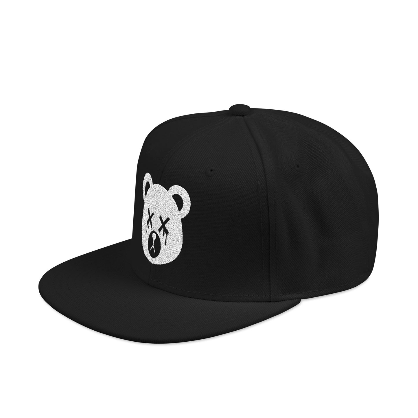 "Wicked Way" Dead Bear Head Alt. White Logo Snapback Hat (Multi Color Options)