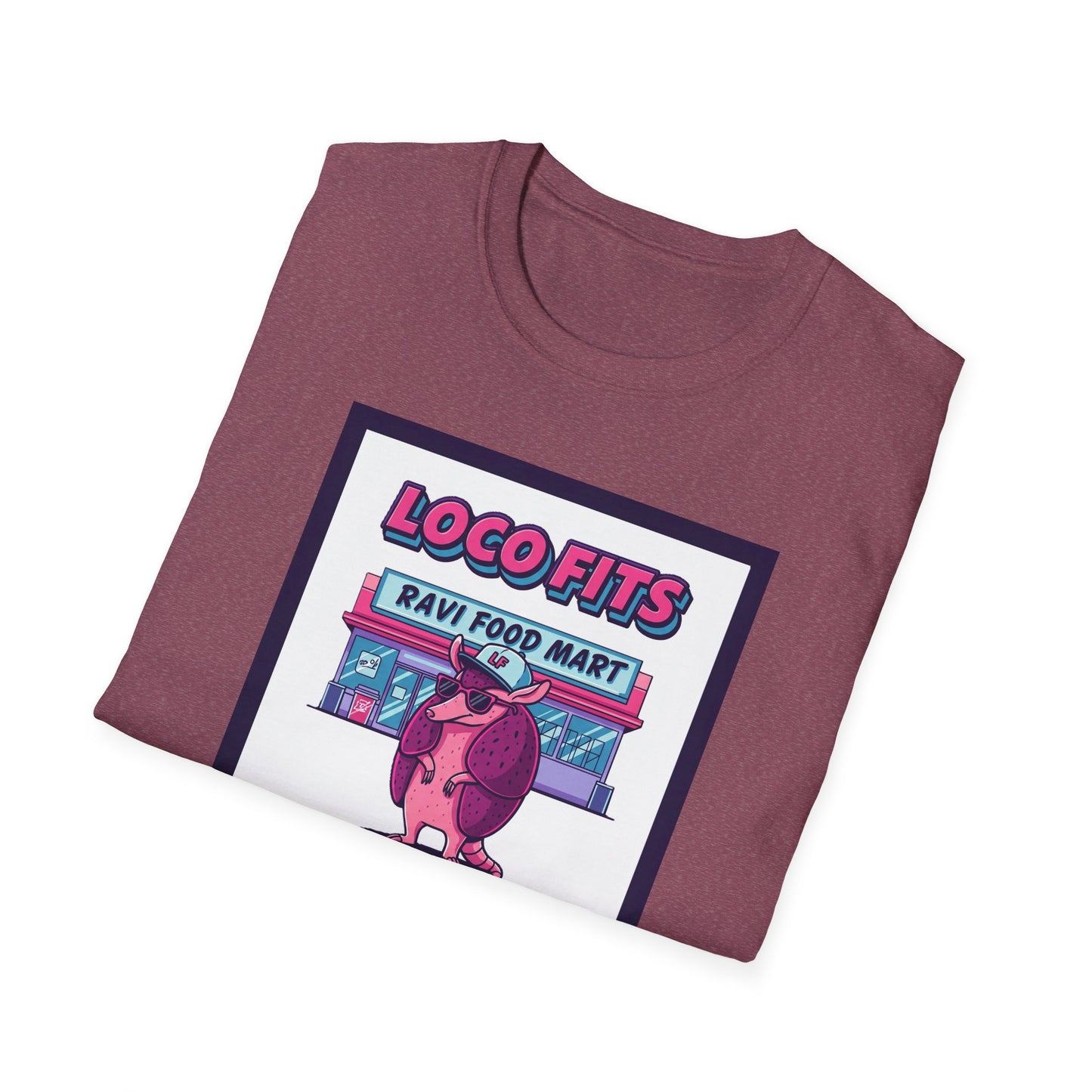 Loco Fits Ravi Food Mart Armadillo Graphic Tshirt
