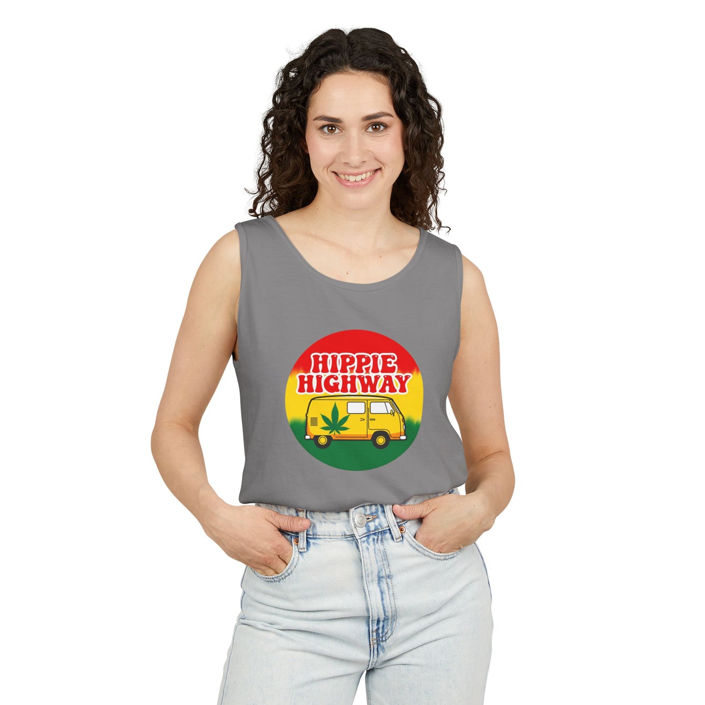 "Hippie Highway" Rasta Vibes Tank Top