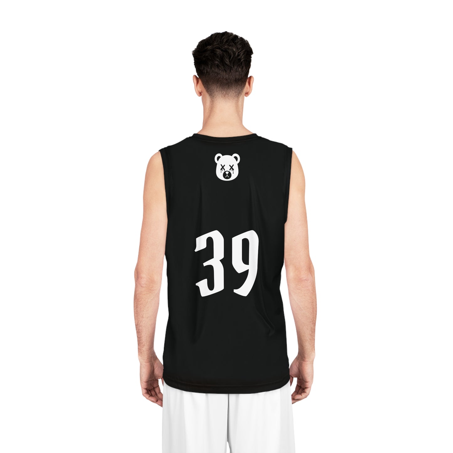 Black "Wicked Way" #39 Dead Bear Head Alt. Basketball Jersey
