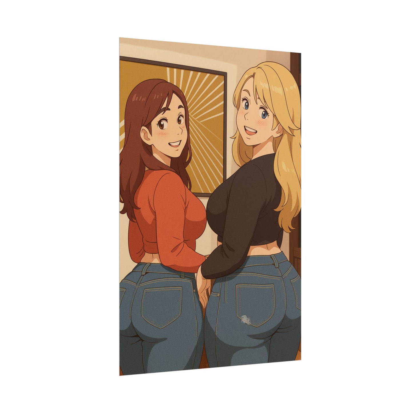 Loco Fits Anime Girls 'We'll Lead, You Follow' Poster