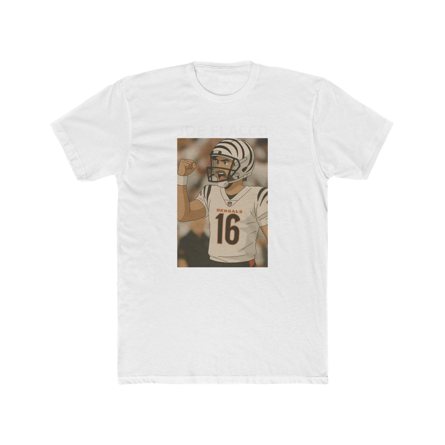 Anime Football 'Joe Flacco' Cotton Crew Tee