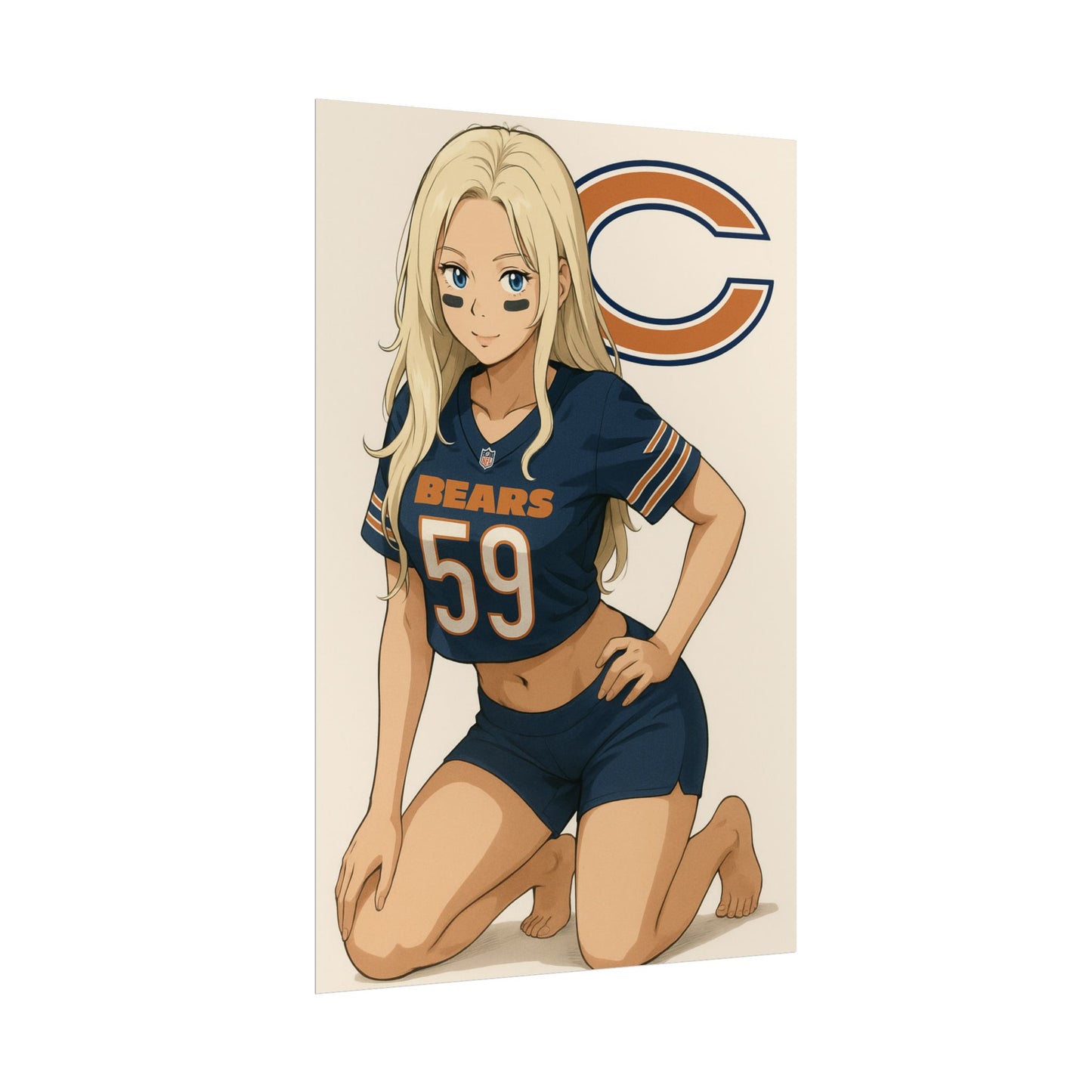 Loco Fits Anime Girls 'Bears Girl 3' Poster