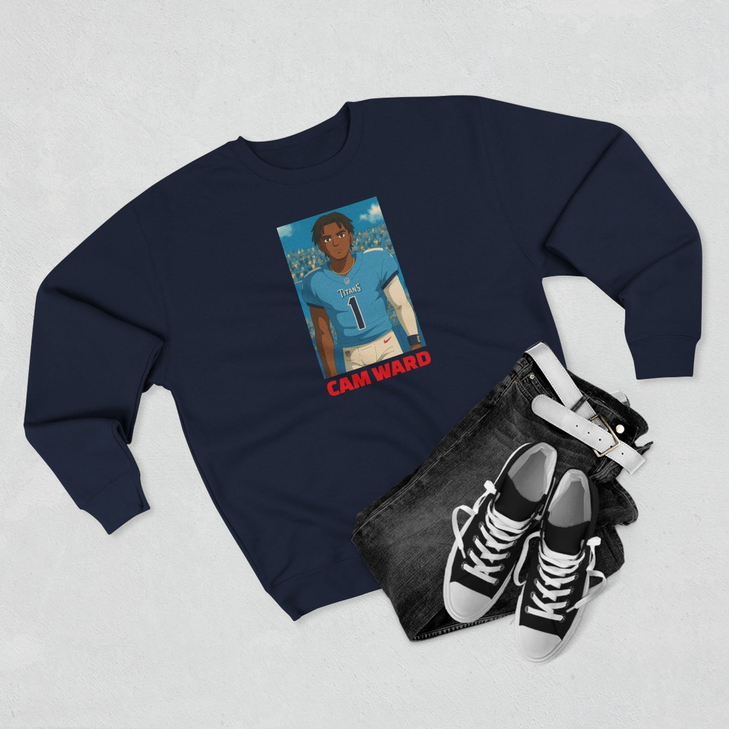 Anime Football 'Cam Ward' Crewneck Sweatshirt