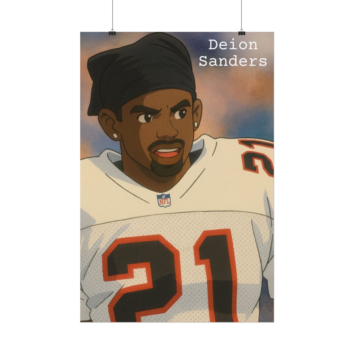 Loco Fits Anime Football 'Deion Sanders' Poster