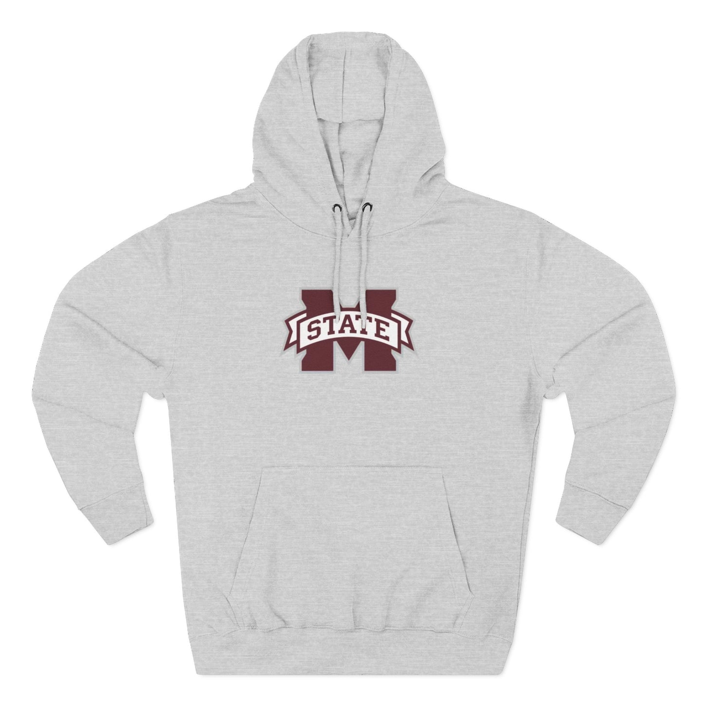 'Mississippi State M' Three-Panel Fleece Hoodie