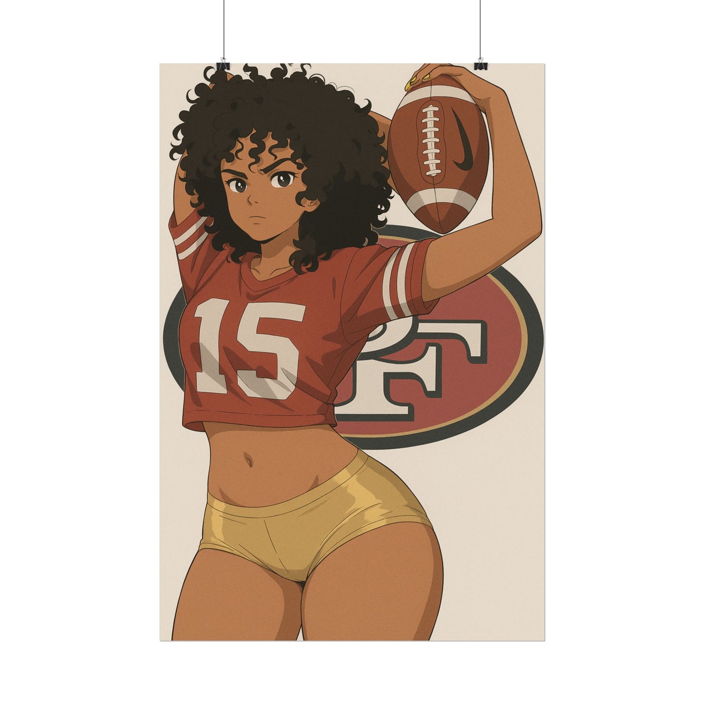 Loco Fits Anime Girls '49ers Girls 1' Poster