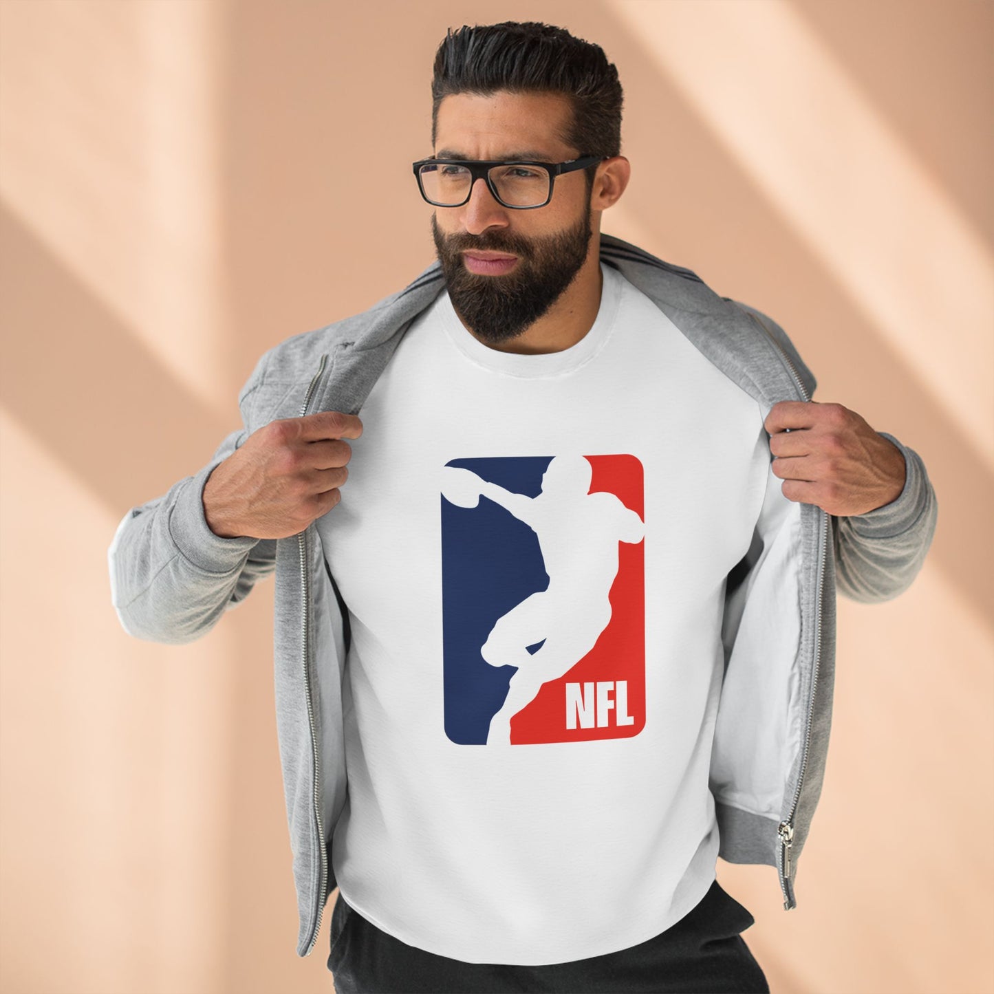Loco Fits 'NFL Concept Logo' Crewneck Sweatshirt