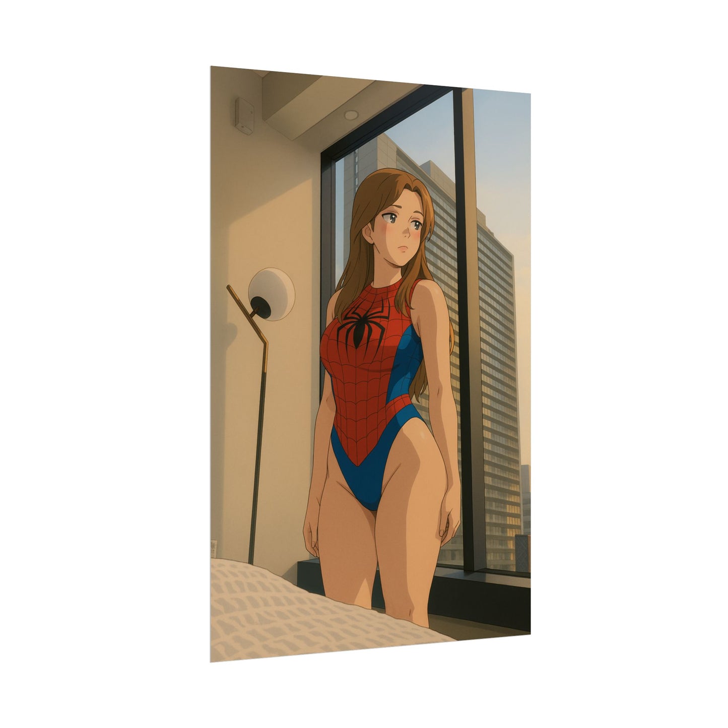 Loco Fits Anime Girls 'Cute Little Spider-Girl' Poster