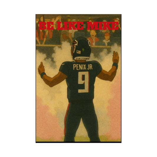 Loco Fits Anime Football 'Be Like Mike' Poster