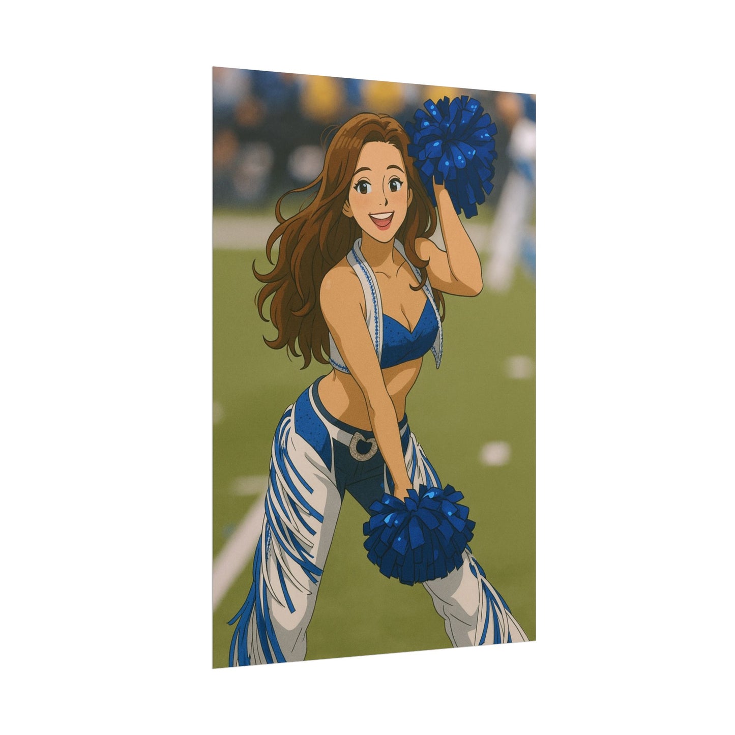 Loco Fits Anime Girls 'Colts Cheerleader On-Field 3' Poster