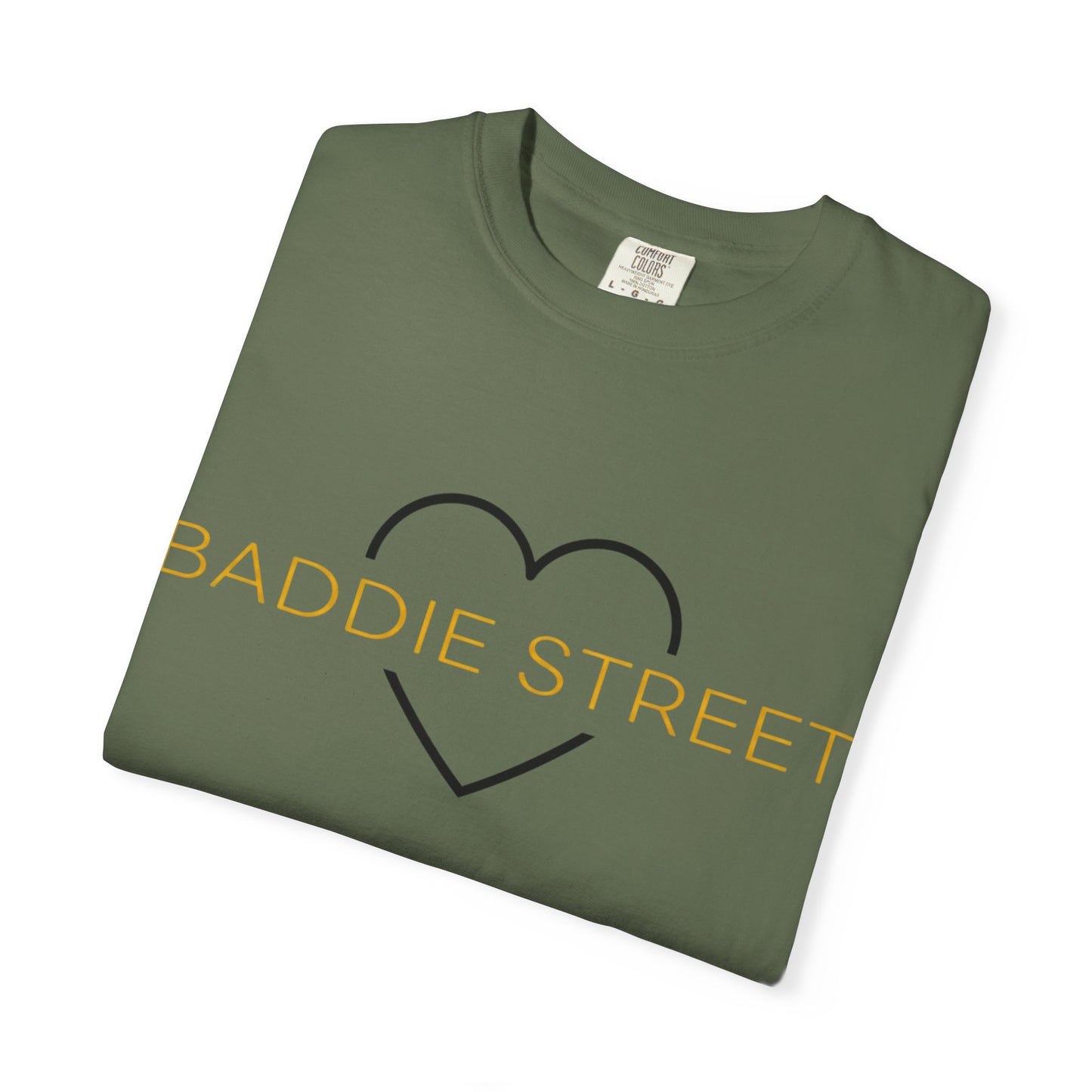 "Baddie Street" Classy Heart Gold Multi Color Option T-Shirt