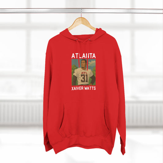 Anime Football 'Atlanta Xaiver Watts' Three-Panel Fleece Hoodie