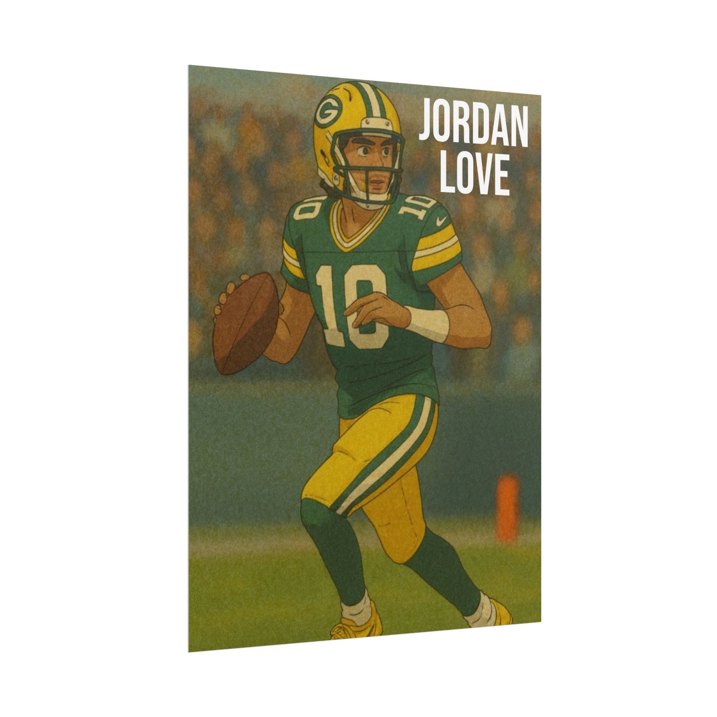 Loco Fits Anime Football 'Jordan Love' Poster