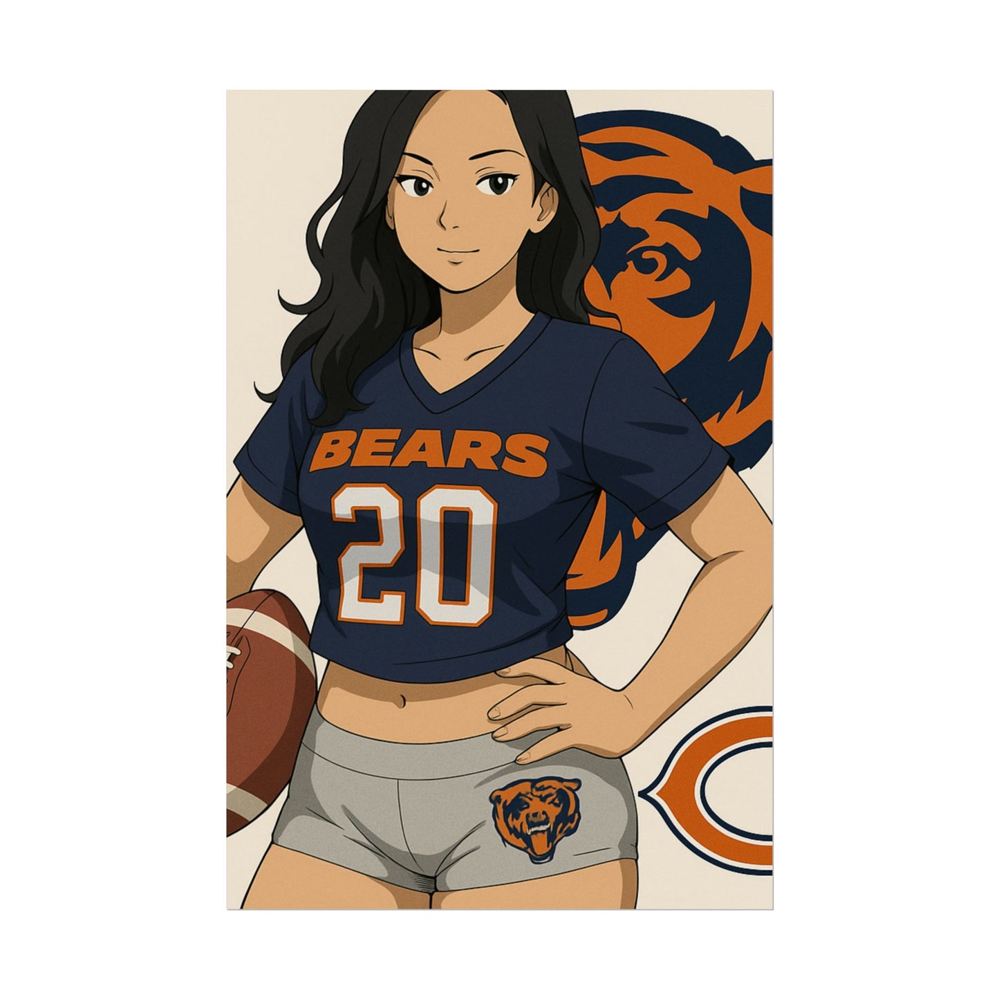 Loco Fits Anime Girls 'Bears Girl 2' Poster