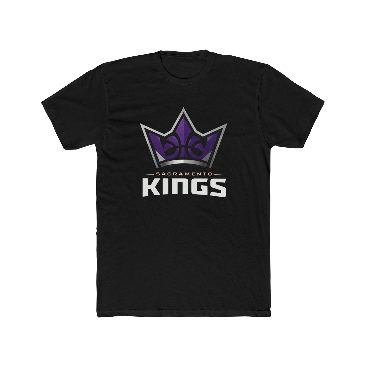 Loco Fits New "NBA Sacramento Kings Basketball Concept Logo" Cotton Crew Tee