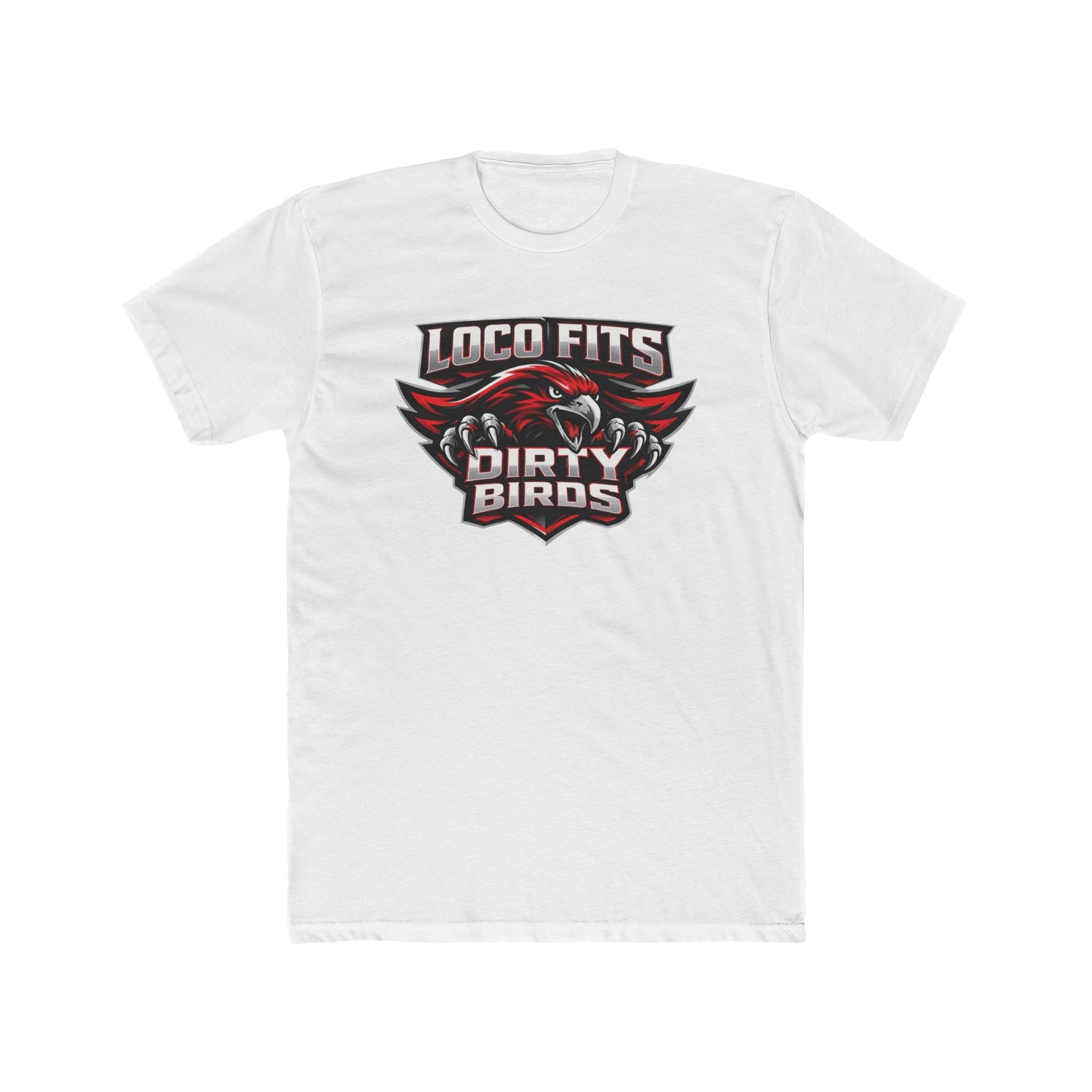Loco Fits Dirty Birds Alt Logo Cotton Crew Tee