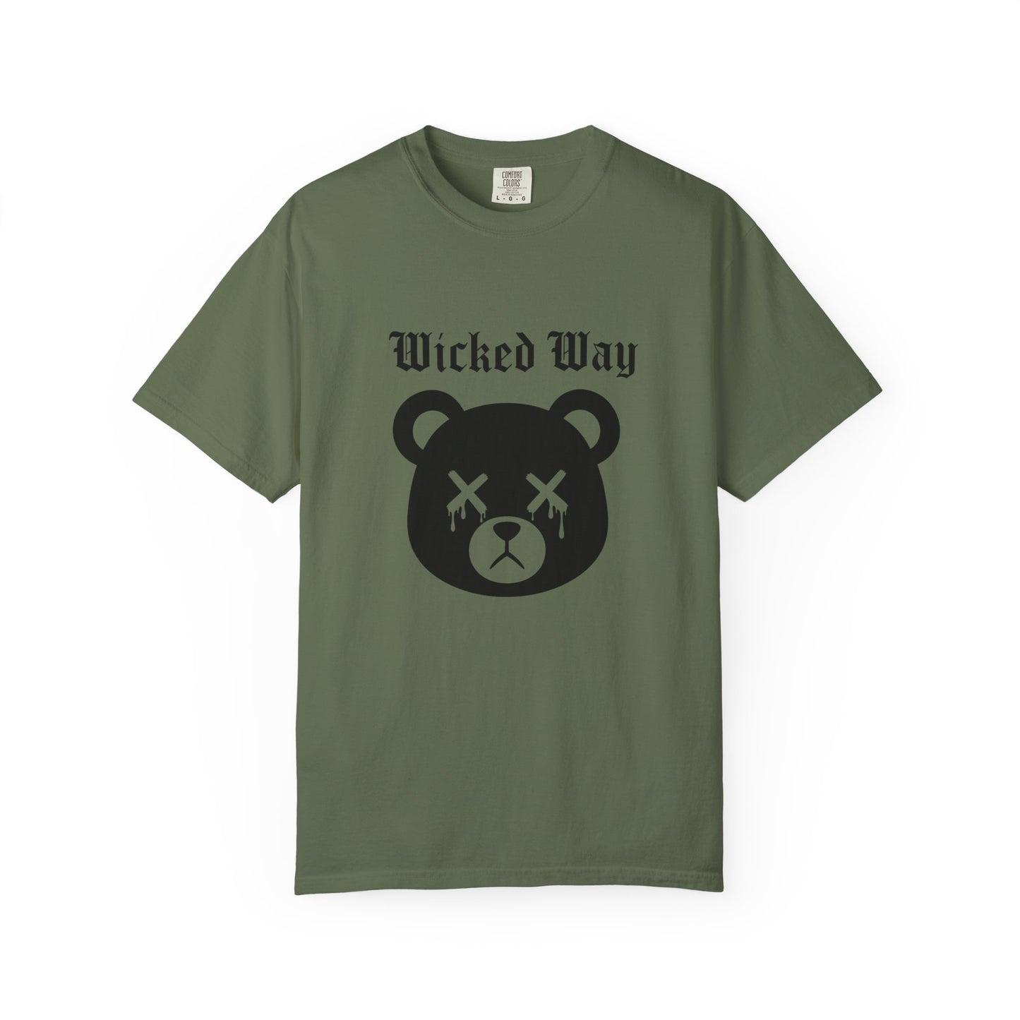 "Wicked Way" Dead Bear Head T-Shirt (Multi Color Options)