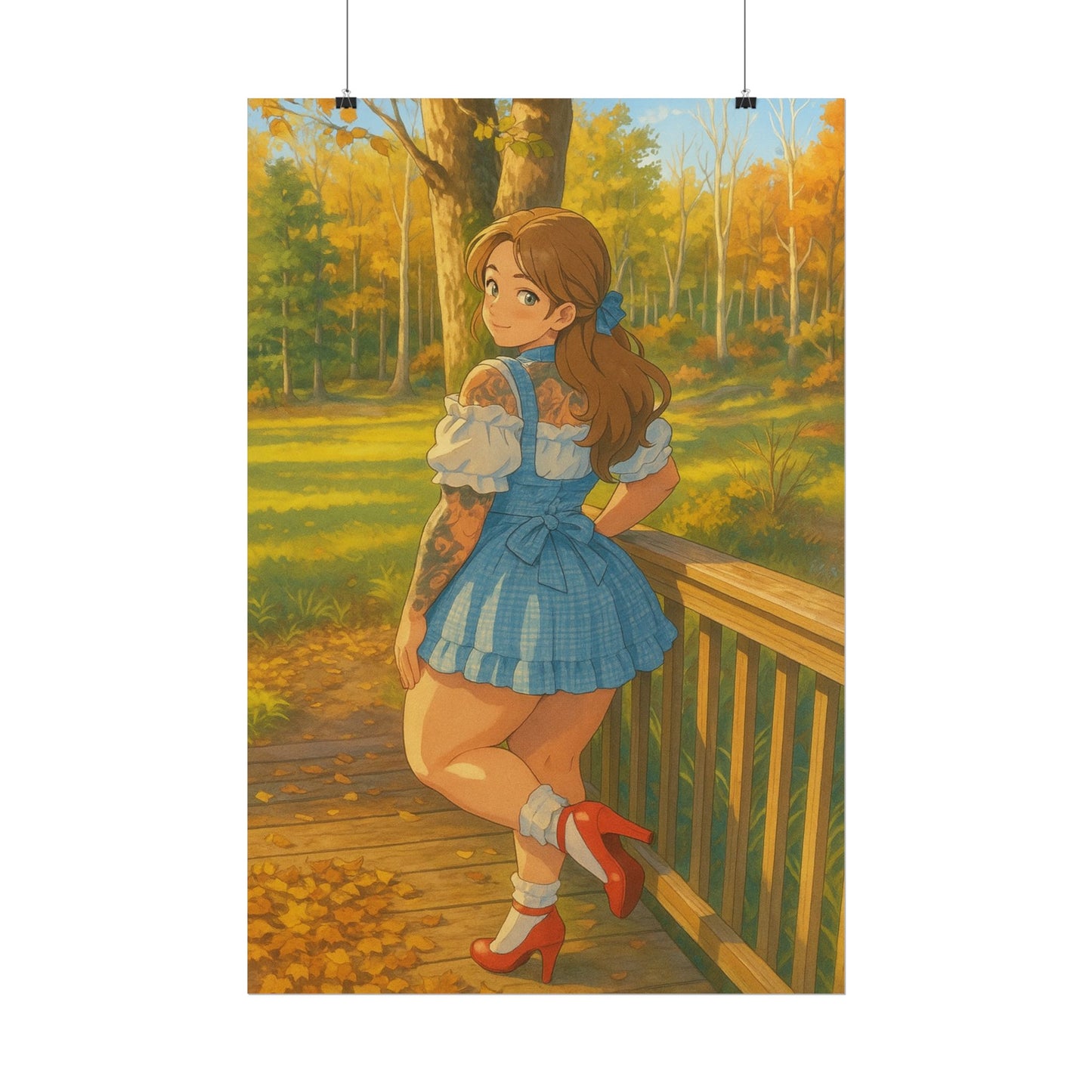 Loco Fits Anime Girls 'Oh My Dorothy' Poster