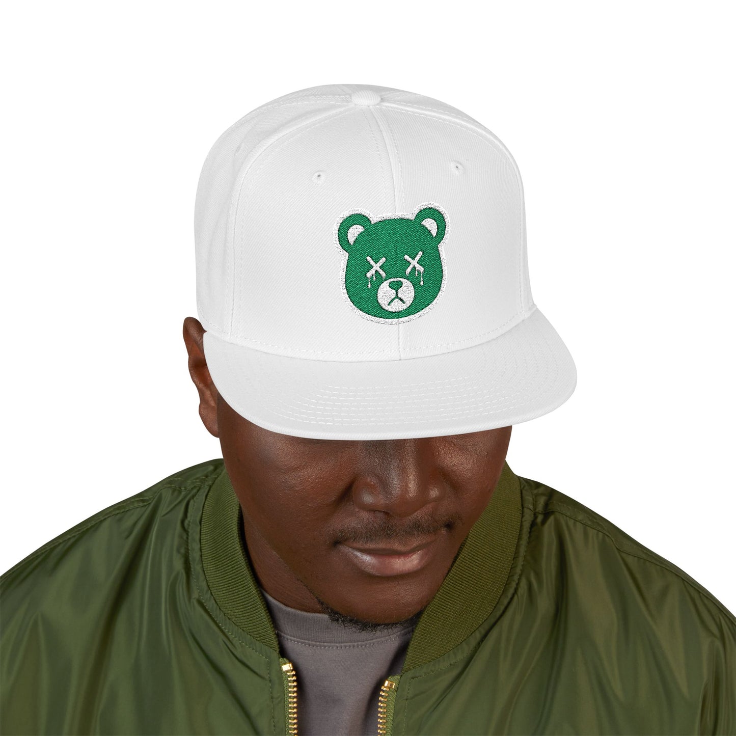 "Wicked Way" Deady Bears Green Logo Snapback