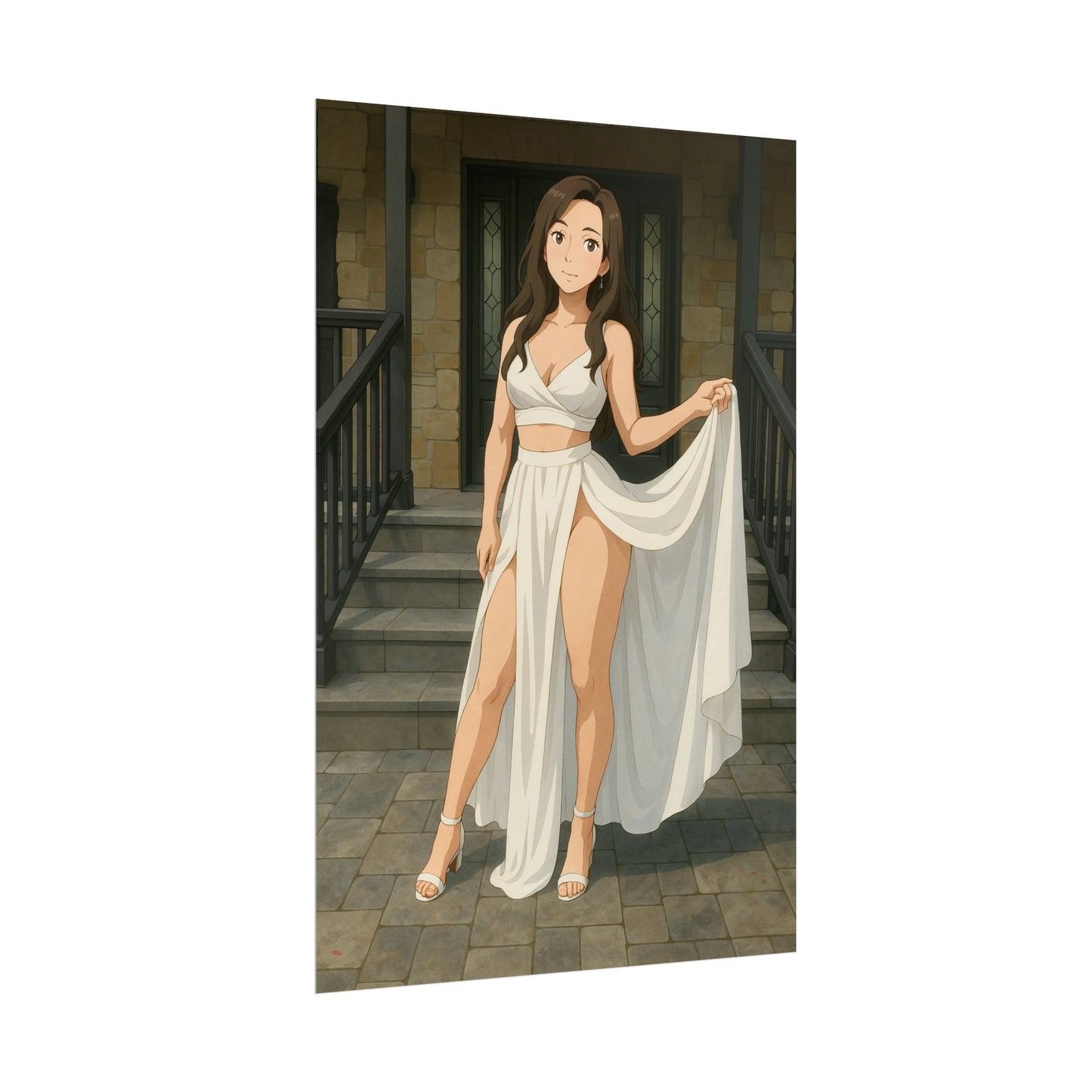 Loco Fits Anime Girls 'Greek Goddess' Poster